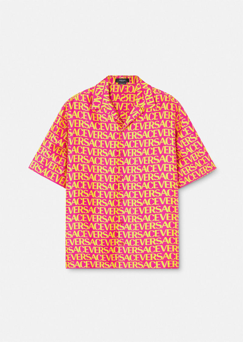 Versace Allover Silk Shirt 1