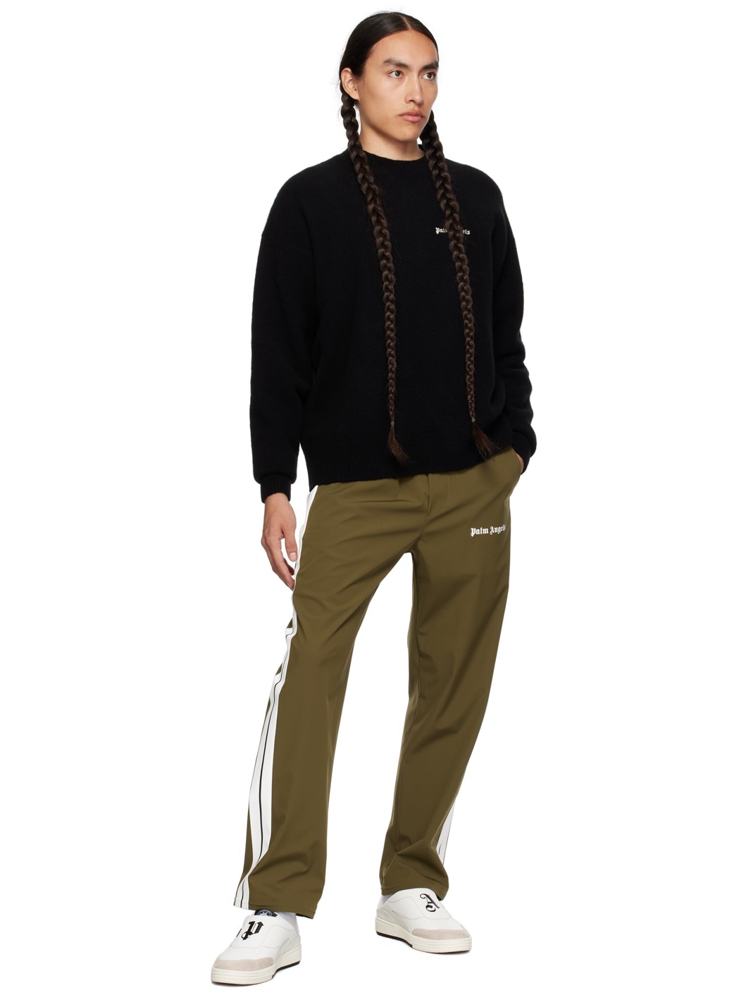 Black Embroidered Sweater - 4