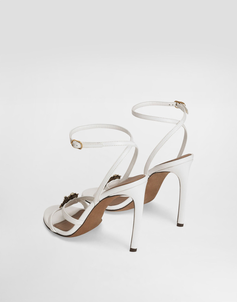 Dolce & Gabbana Devotion calfskin sandals outlook