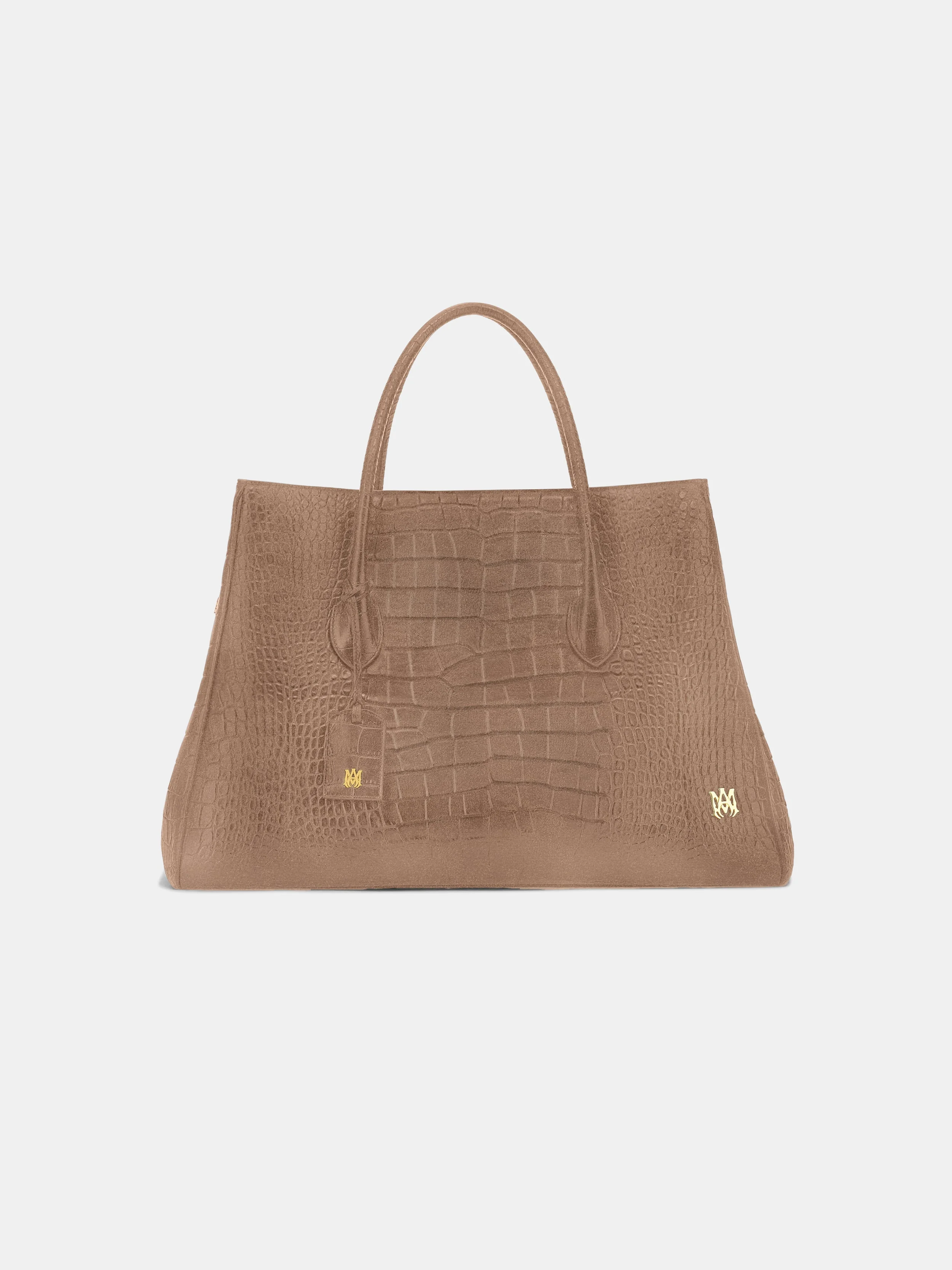 SUEDE CROC HONEY 50 TOTE - 1