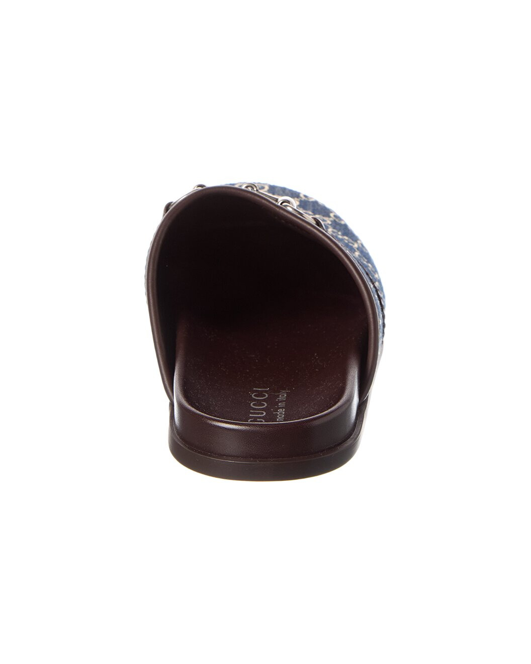 Gucci Horsebit GG Denim & Leather Mule - 3