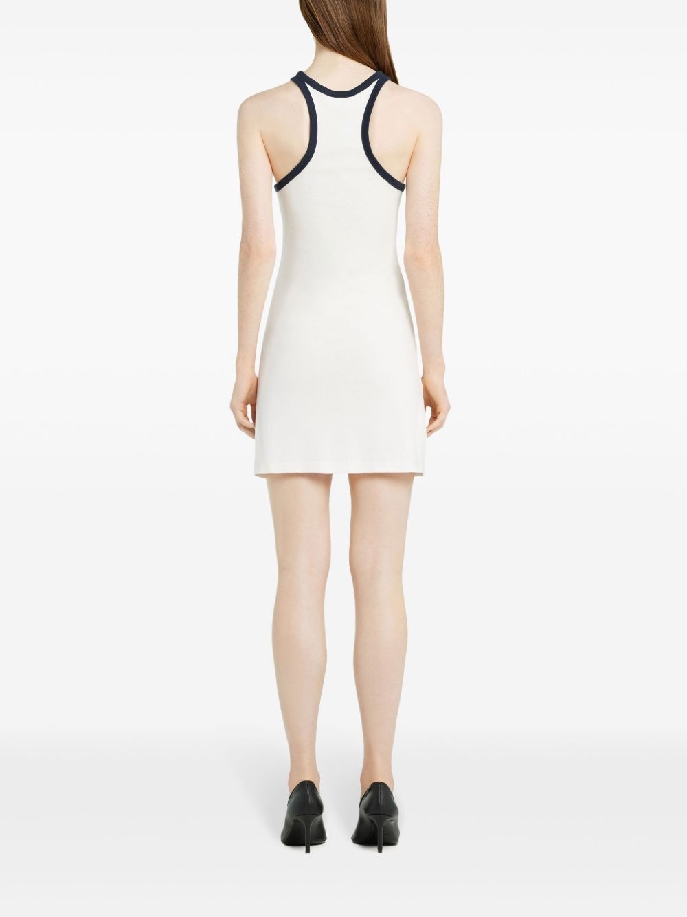 cotton scuba dress - 4