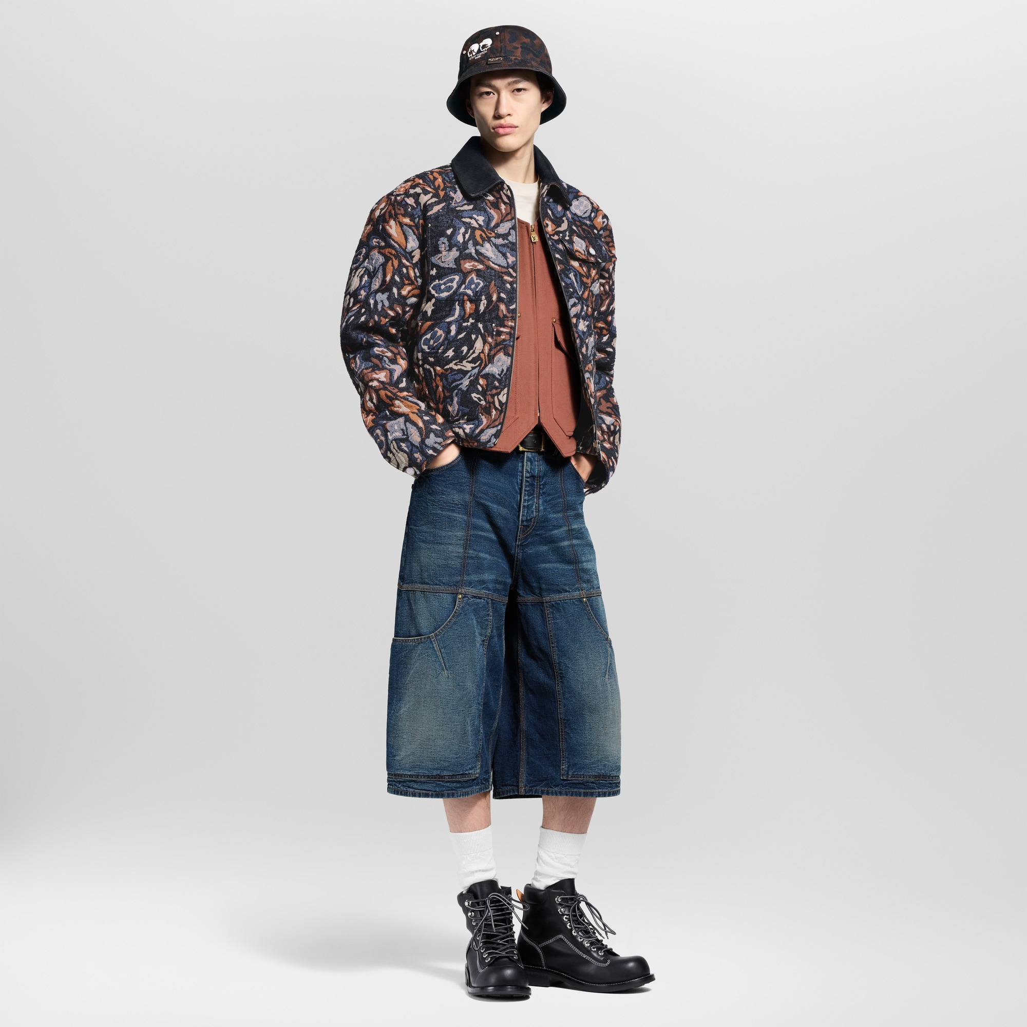 Sequin-Embellished Workwear Blouson - 3