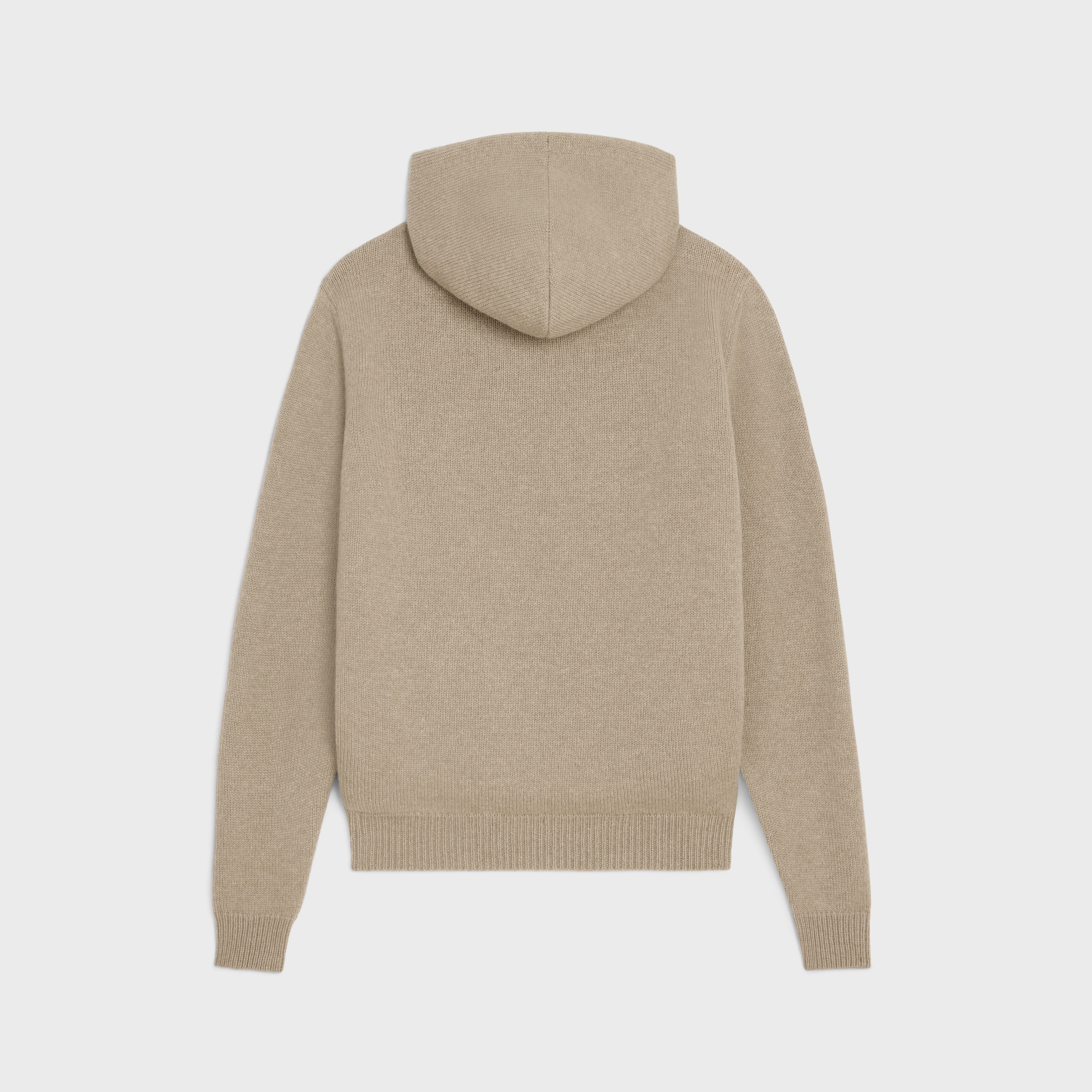 triomphe hooded sweater in wool and cashmere - 2