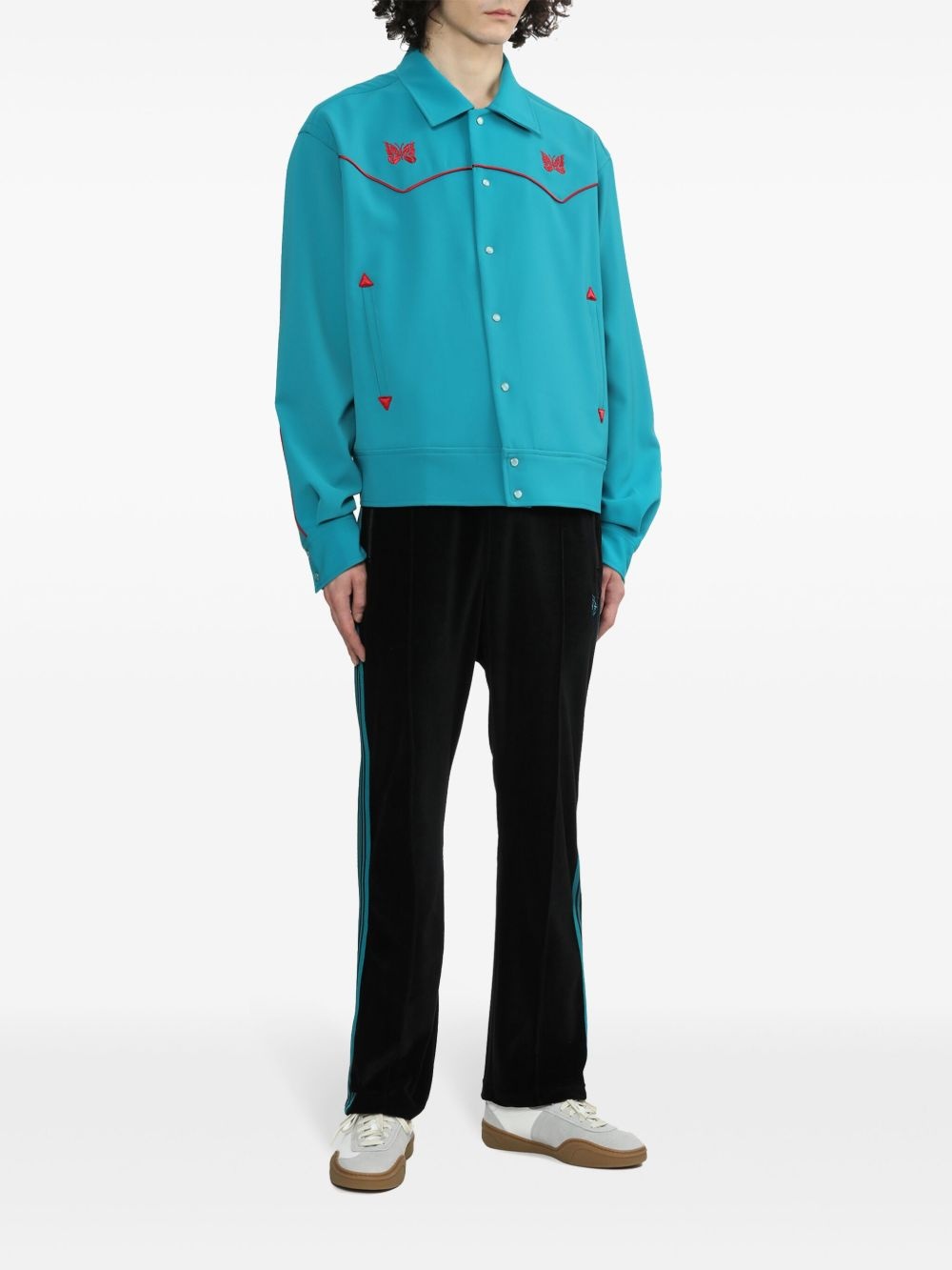 Cowboy butterfly-embroidered jacket - 2