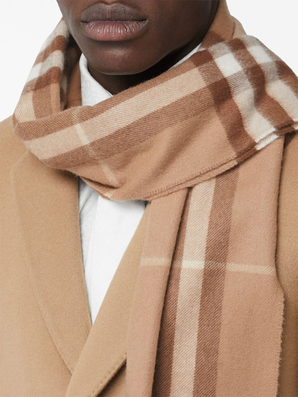 The Classic Check Cashmere Scarf - 9