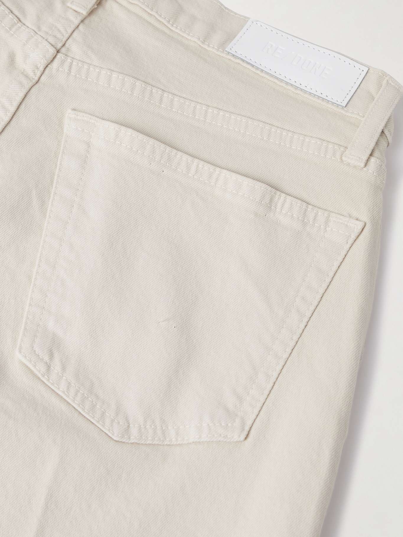 Cropped mid-rise wide-leg jeans White - 6