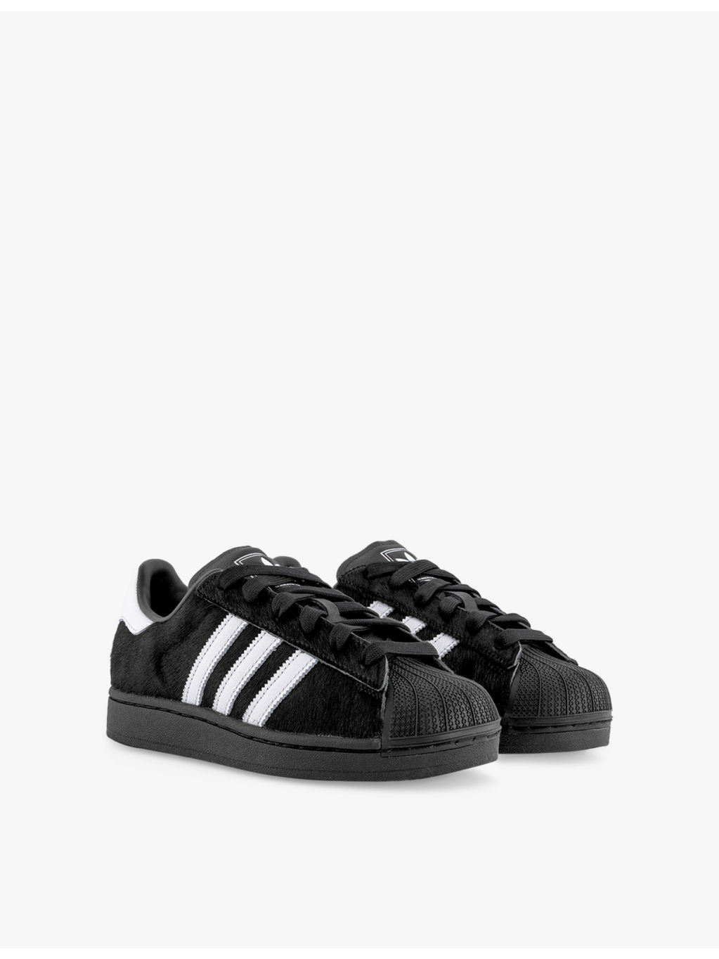 Superstar II Pony-Hair Leather Low-Top Trainers - 3
