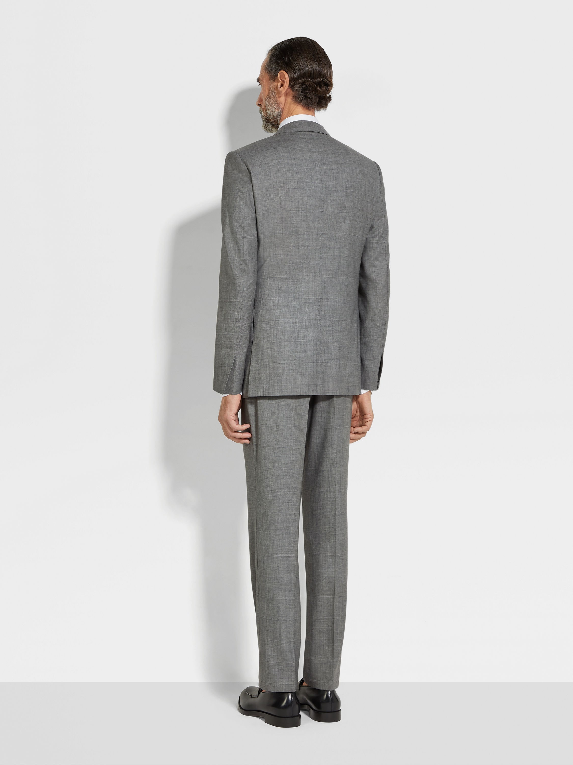 GREY CENTOVENTIMILA WOOL SUIT - 4