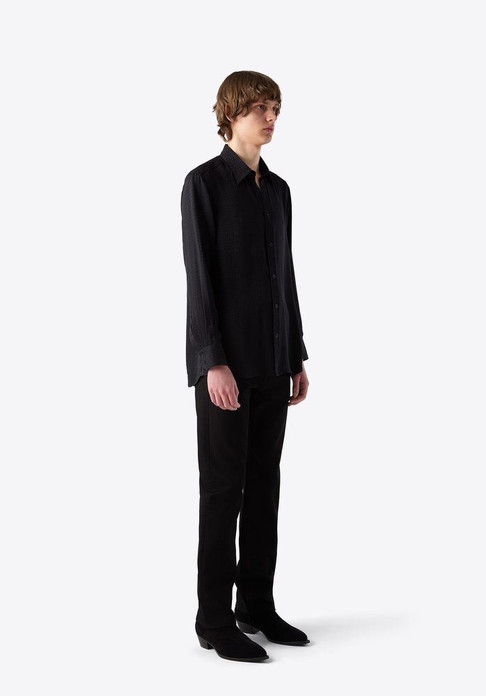 SHIRT 01 BLACK BLK DNM PRINT - 6