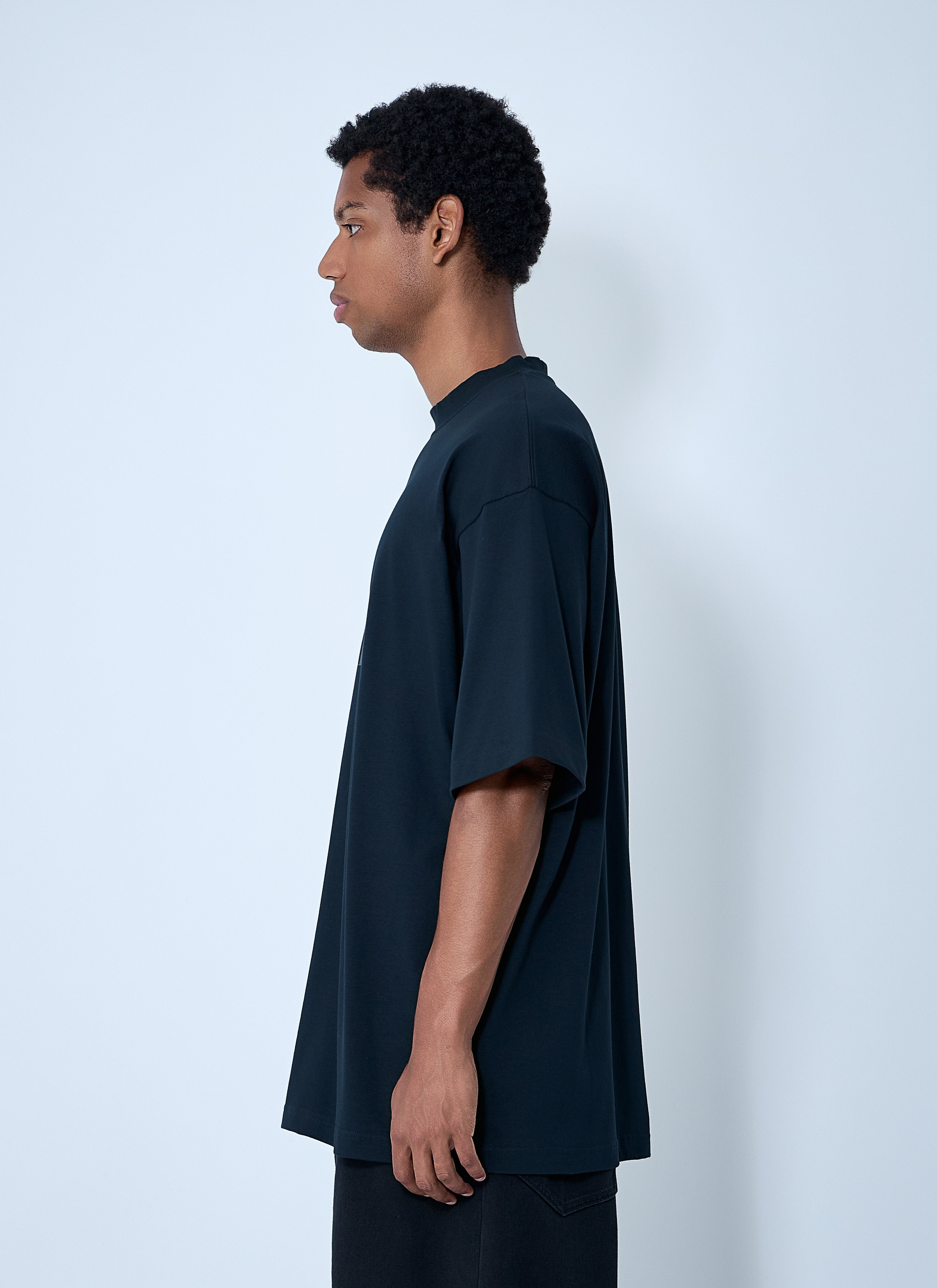 Balenciaga Men Logo Motif T-Shirt - 3