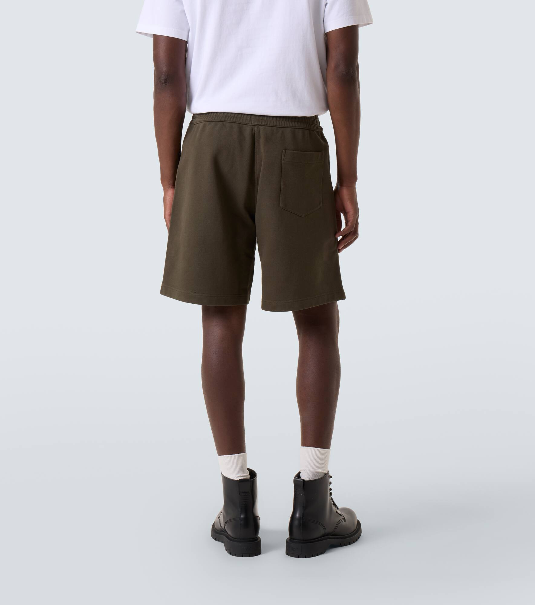 Givenchy Stamp cotton Bermuda shorts - 4