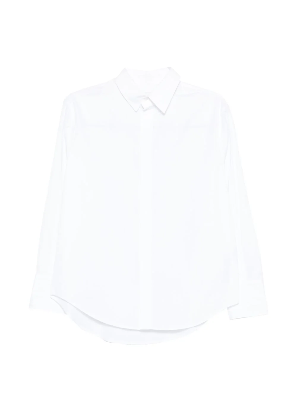 long-sleeve button blouse - 1