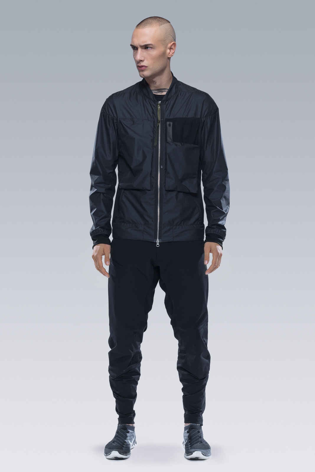 J73-WS Windstopper® Active Shell™ Flight Jacket Black - 1