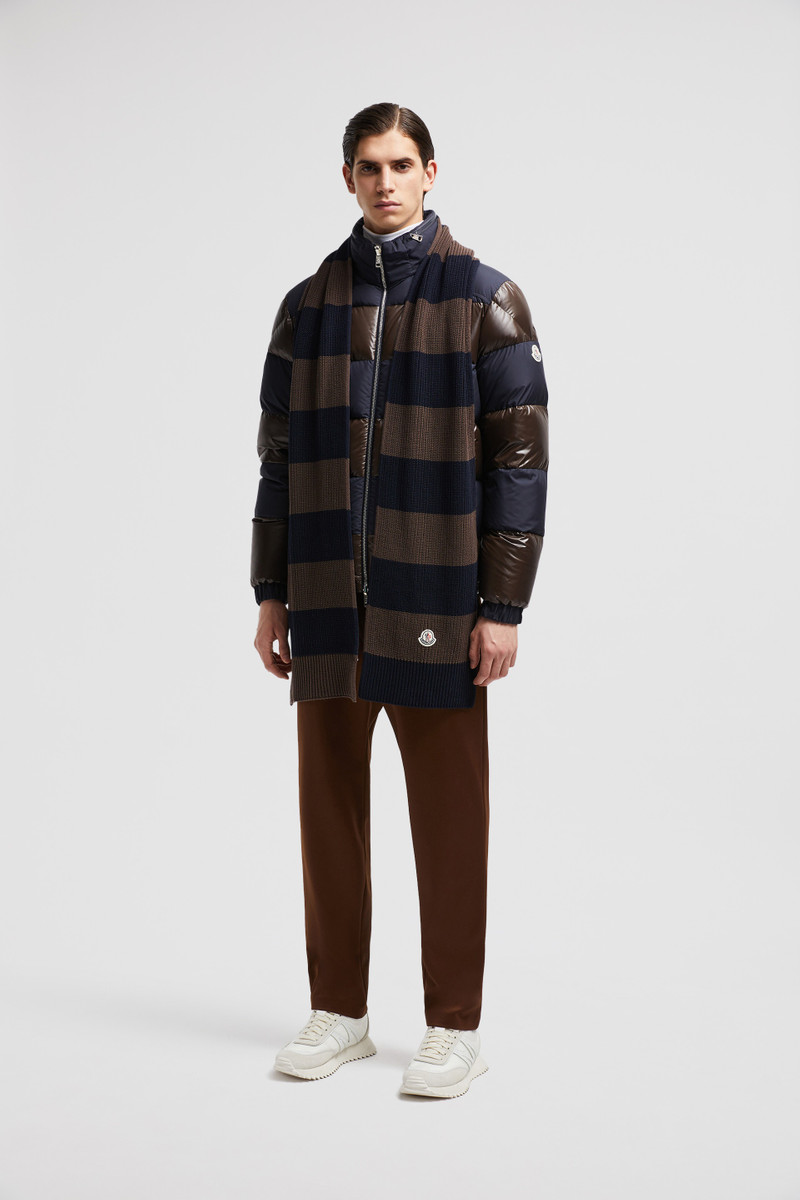 Moncler Striped Cotton Scarf outlook