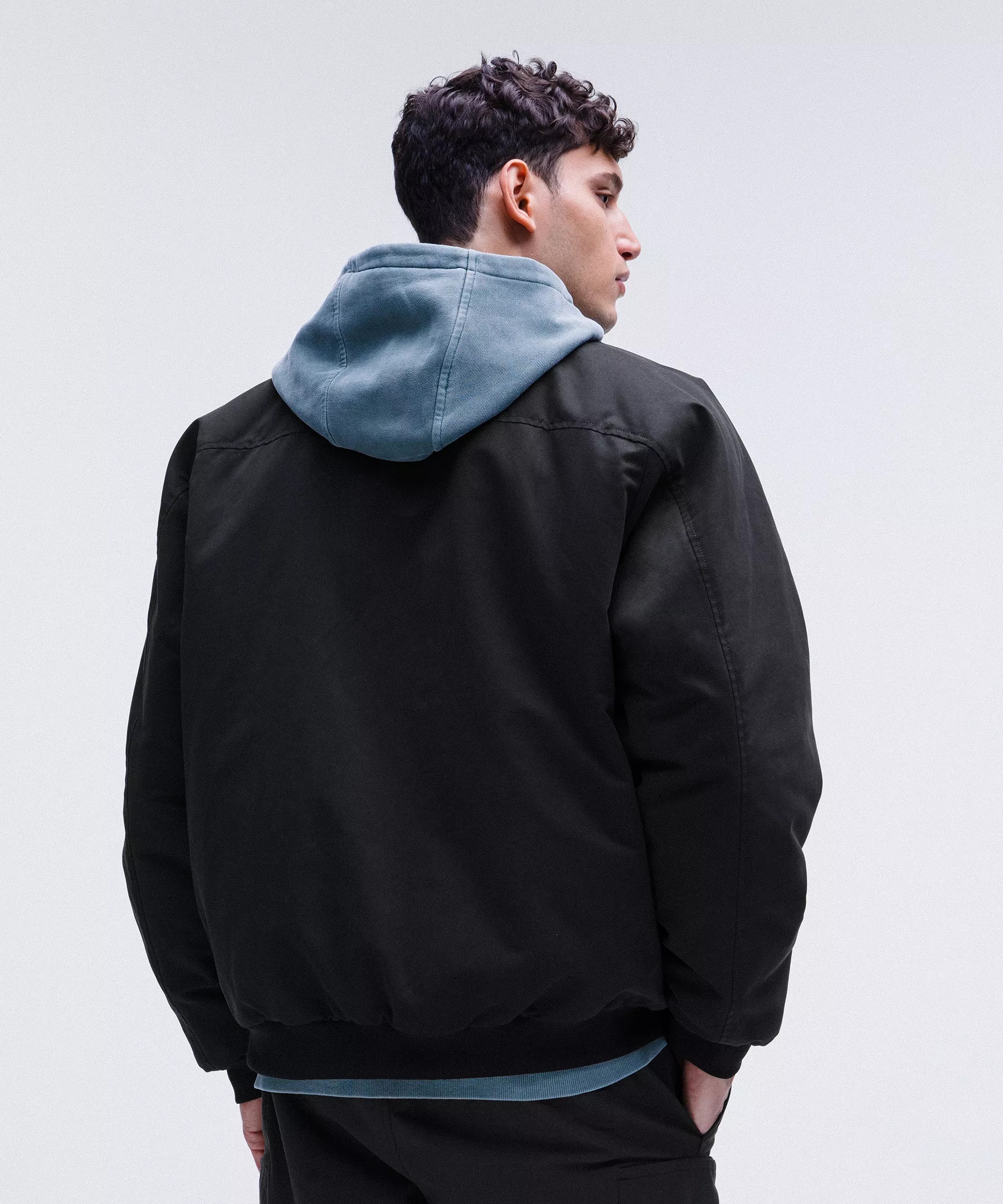 Men's Reversible Insulated Bomber Jacket - 3
