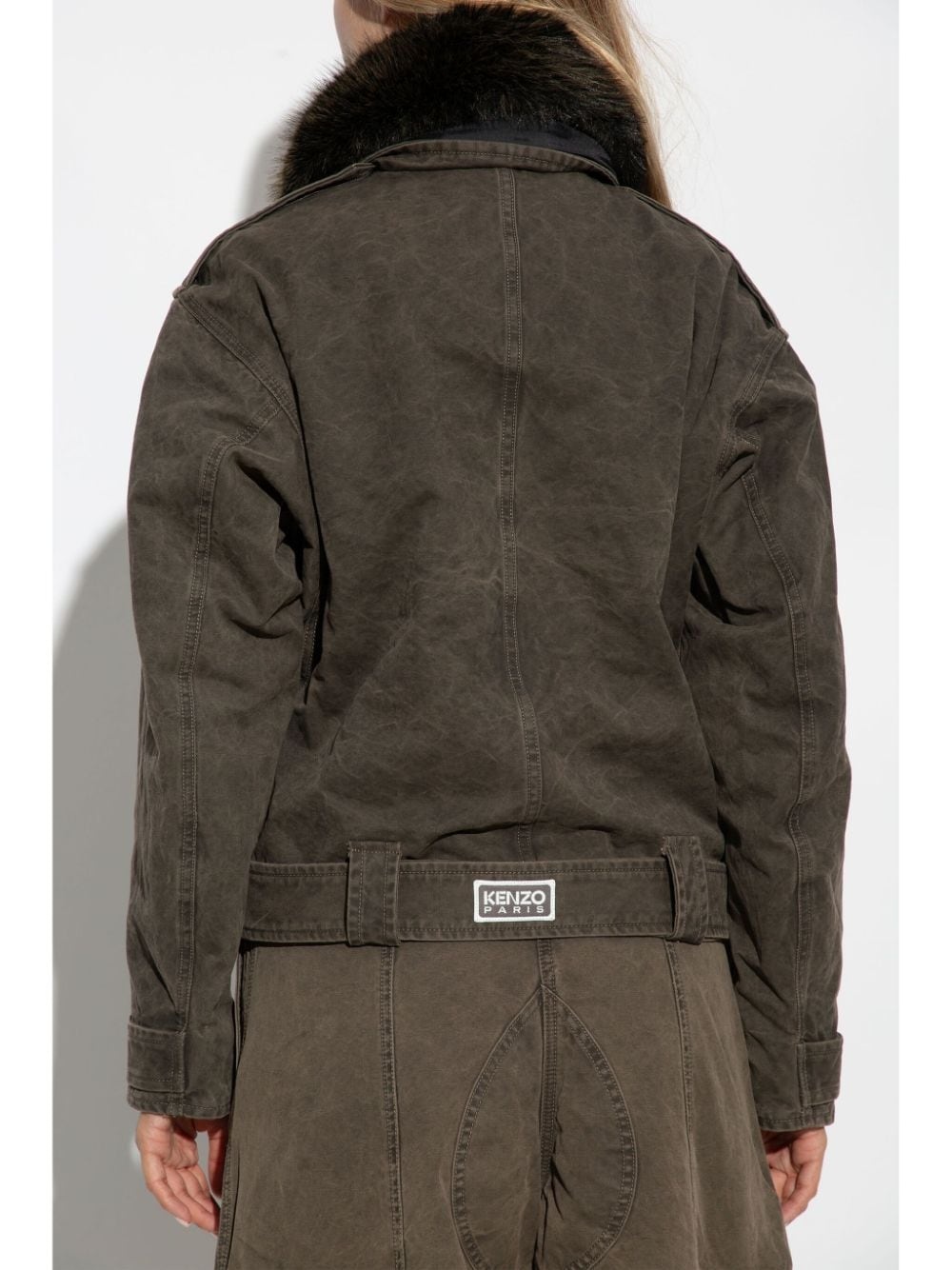 faux fur jacket - 4