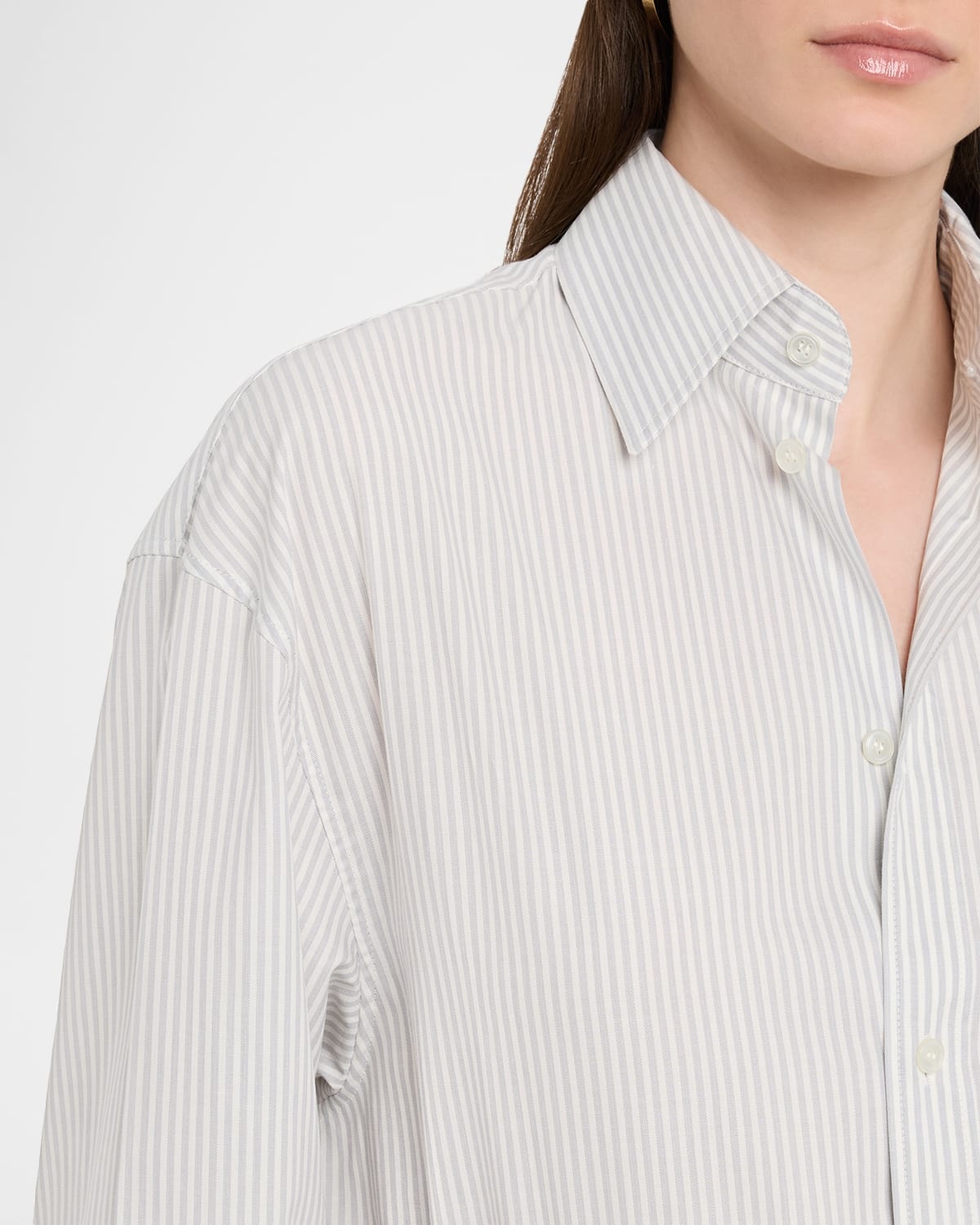 Ls Collared Btn Dwn Blouse - 5