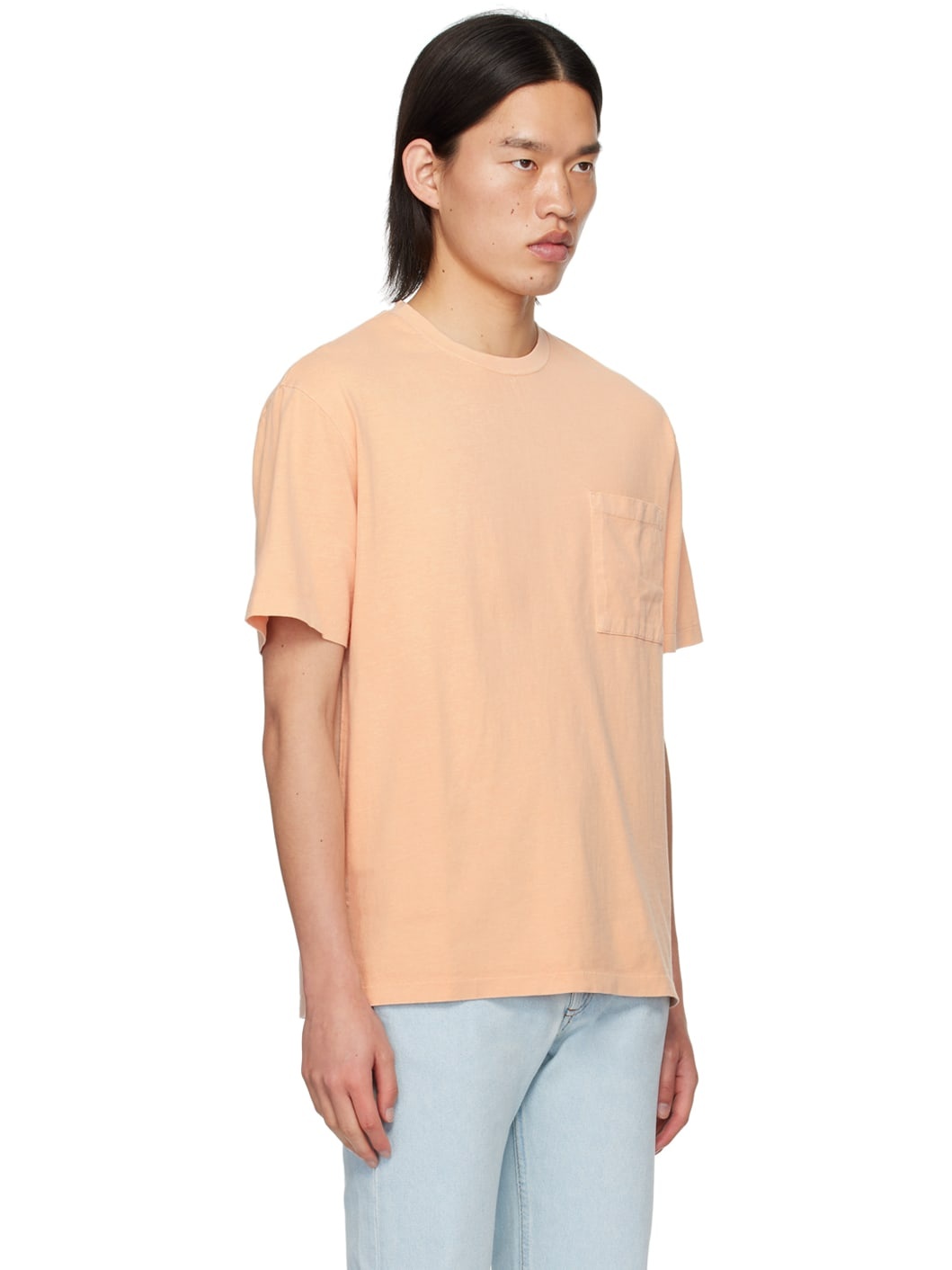 Orange Boxy Tab T-Shirt - 2
