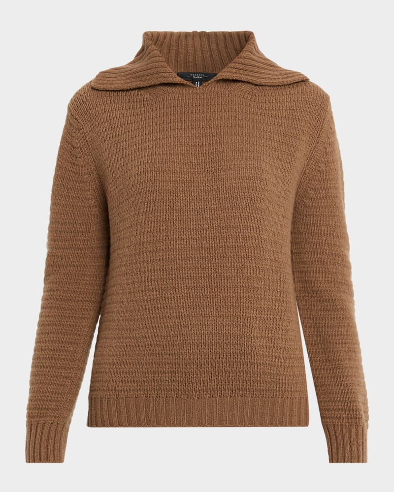 Egoista Wool Knit Collared Sweater 1