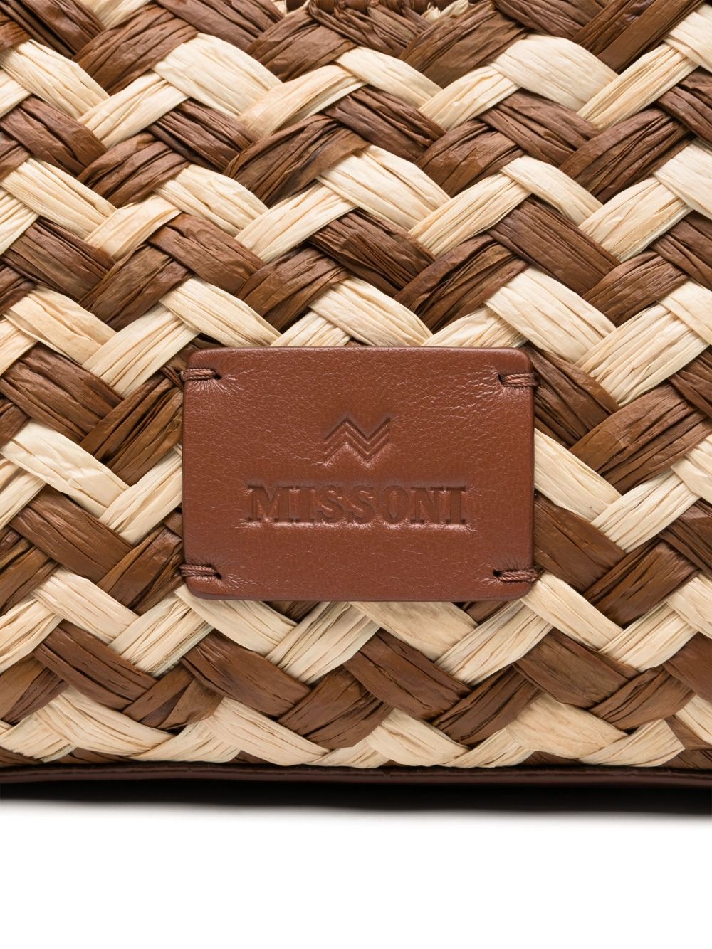 small Zigzag-pattern tote bag - 4