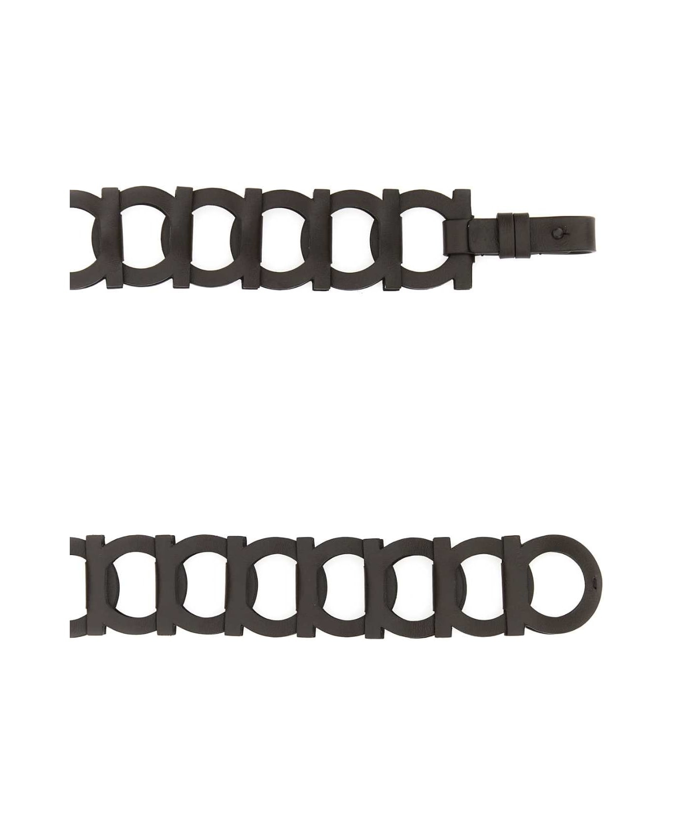 Brown Leather Belt - 2