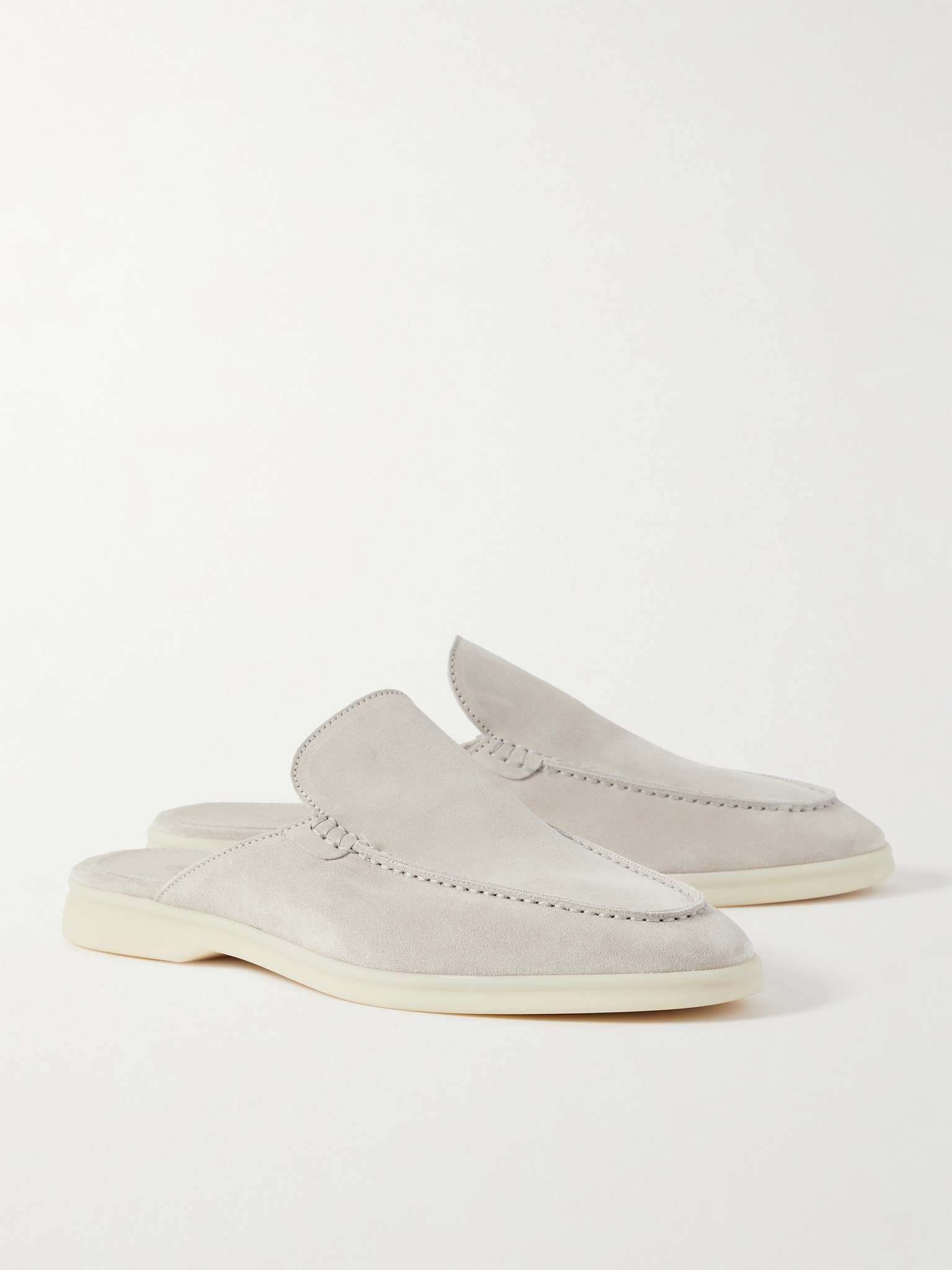Babouche Walk Suede Backless Loafer - 4