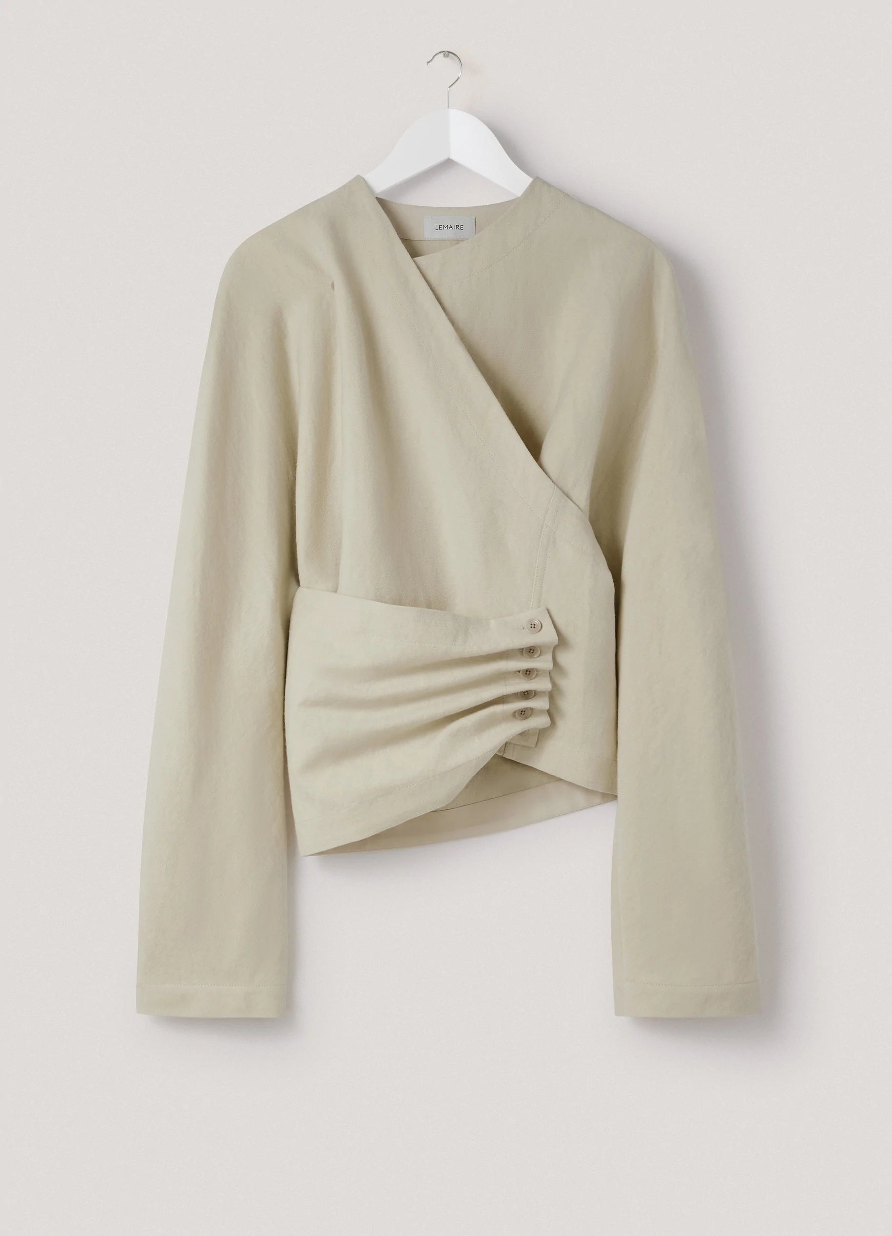 WRAP TOP
LINEN WOOL - 1