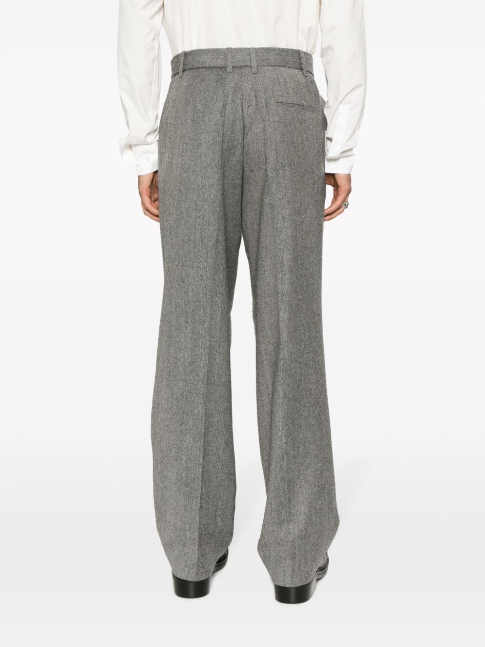 belted tailored trousers - 3