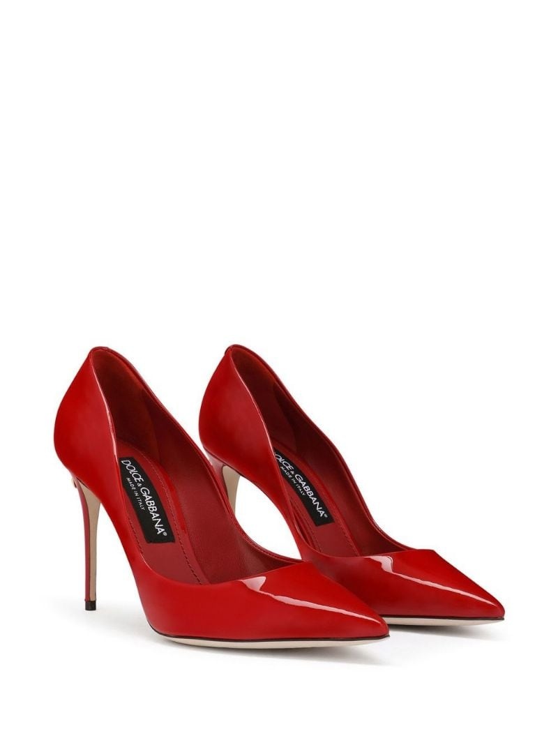 patent leather 105mm pumps - 2