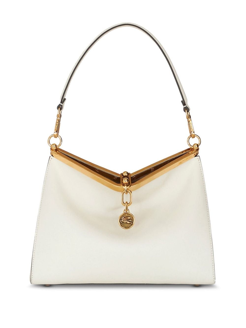 medium Vela leather shoulder bag - 7