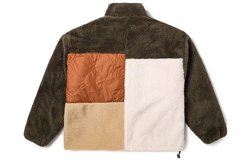 Vans (WMNS) Vans Vertex Mix Sherpa Jacket 'Green Multi' VN000F8PKCZ outlook