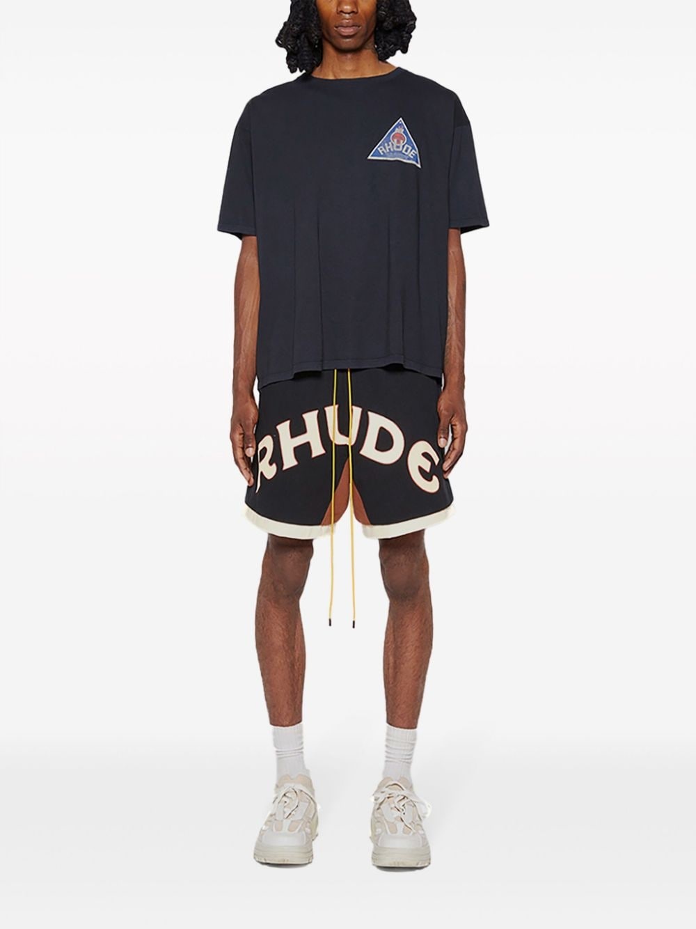 Mechanic logo-print shorts - 2