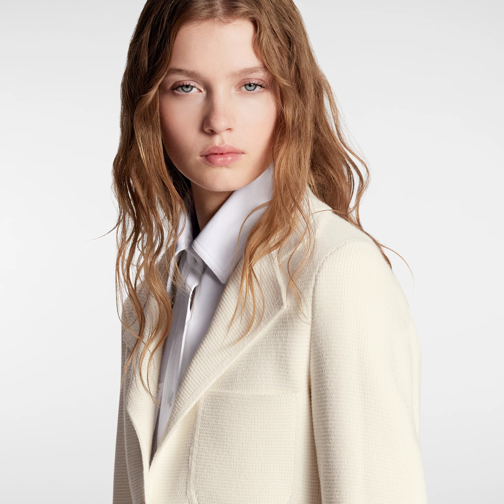 Compact Knit Preppy Blazer - 2