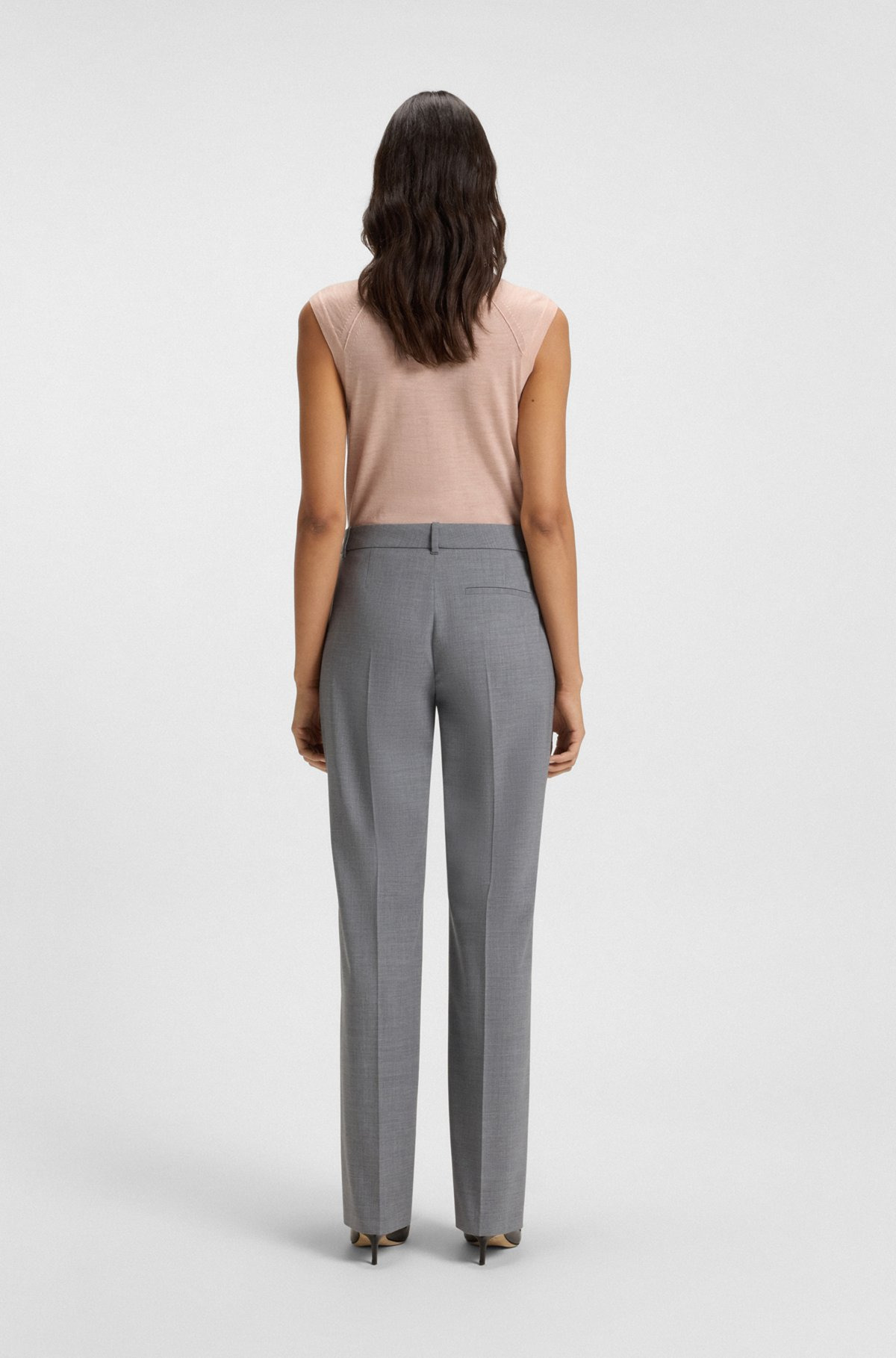 HIGH-NECK TOP IN MERINO WOOL - 4