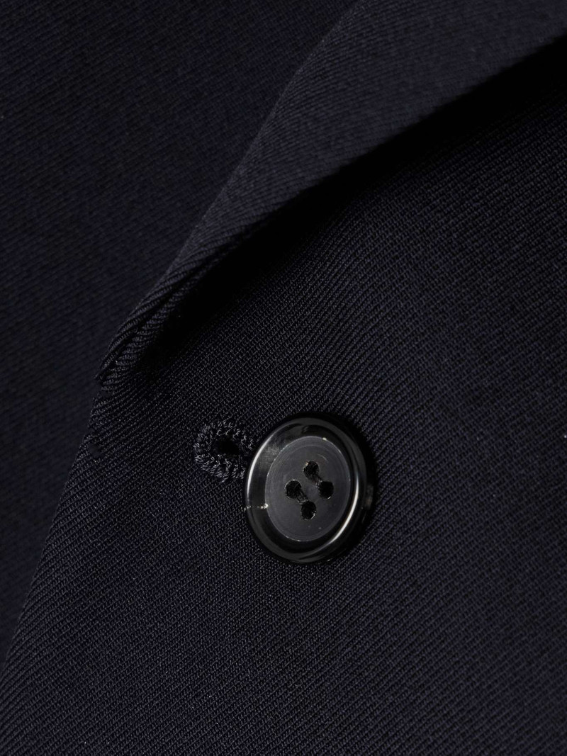 Layered cutout wool-twill blazer Navy 4