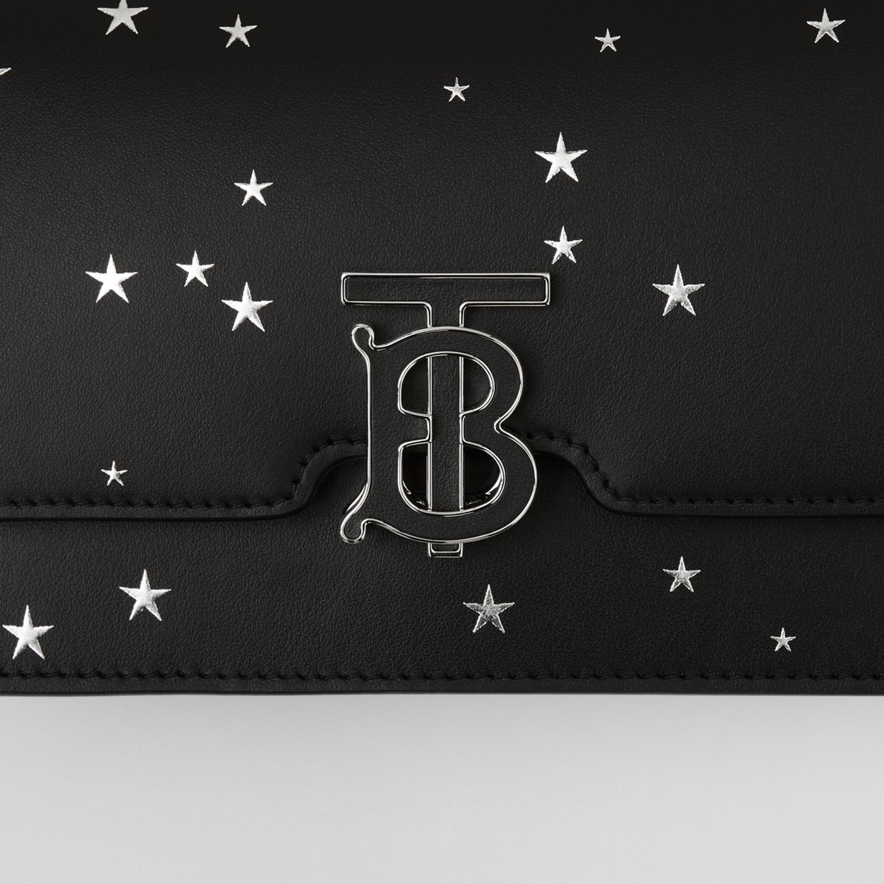 Star Print Leather Mini Chain TB Bag - 2