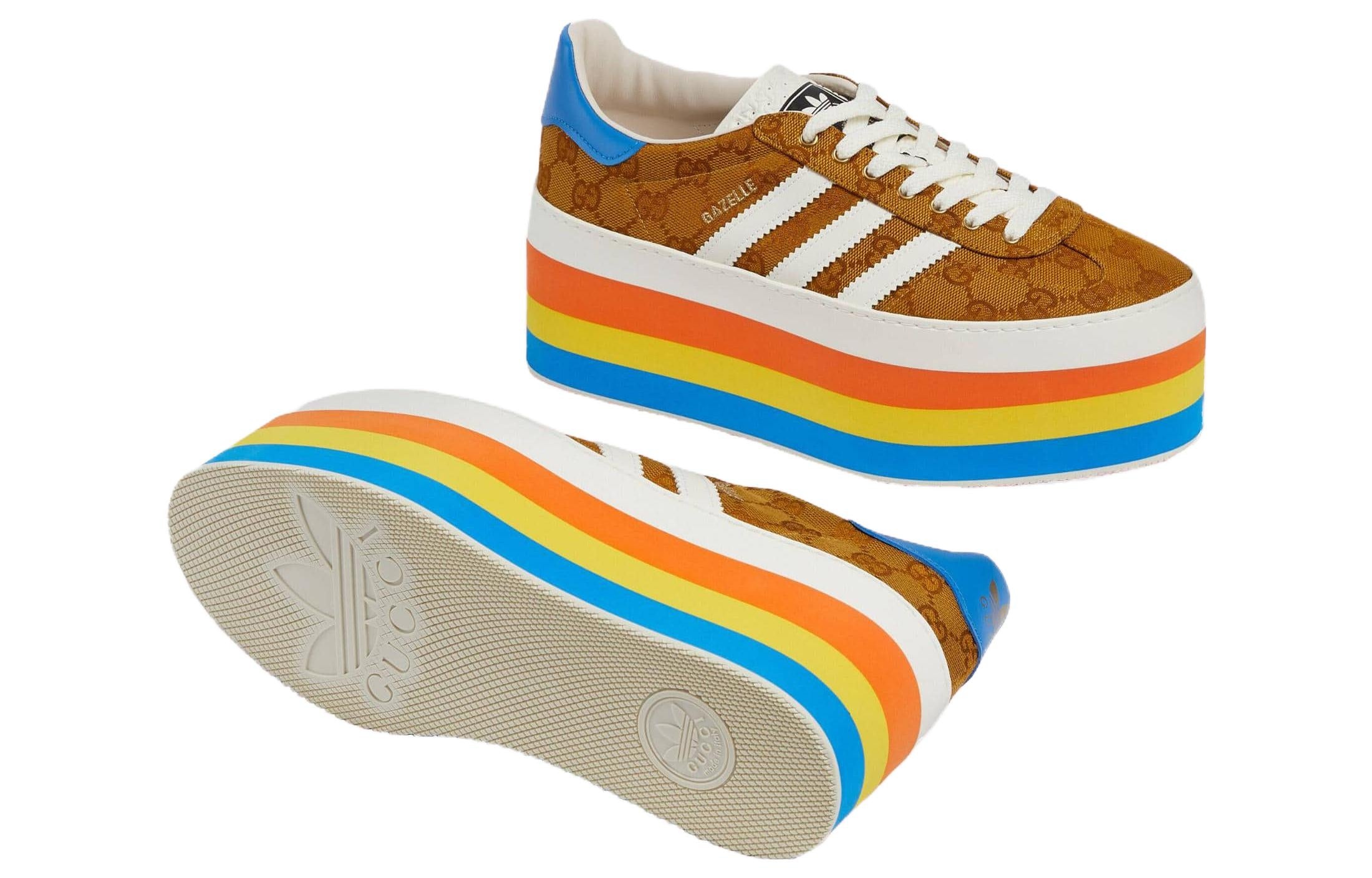 (WMNS) adidas x Gucci Gazelle 'Beige' 707873-UWV20-7163 - 6