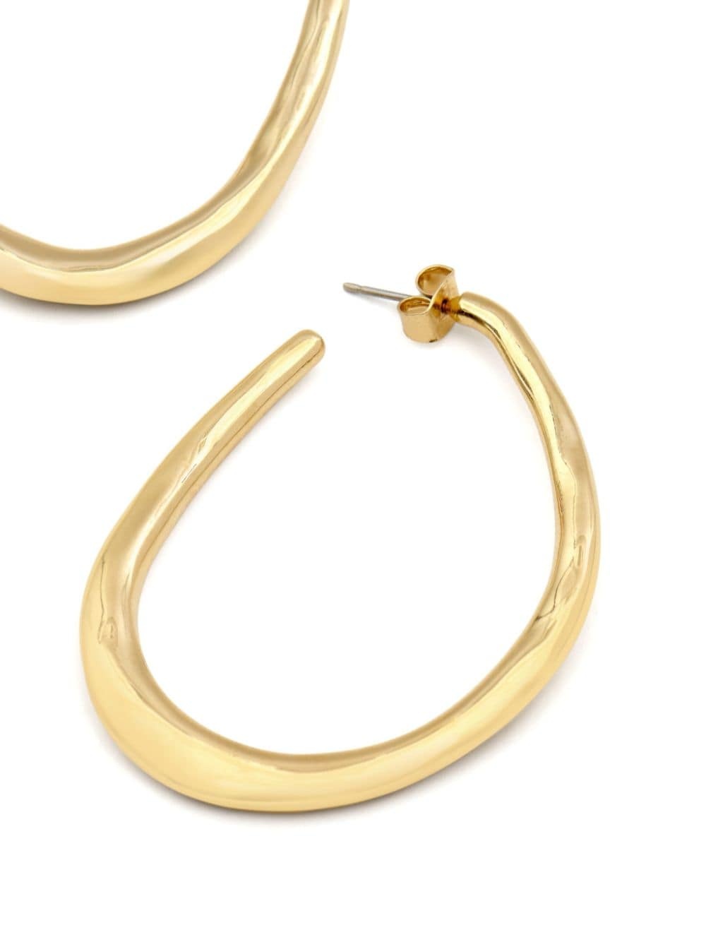 Pleasant sculpted-hoop earrings - 2