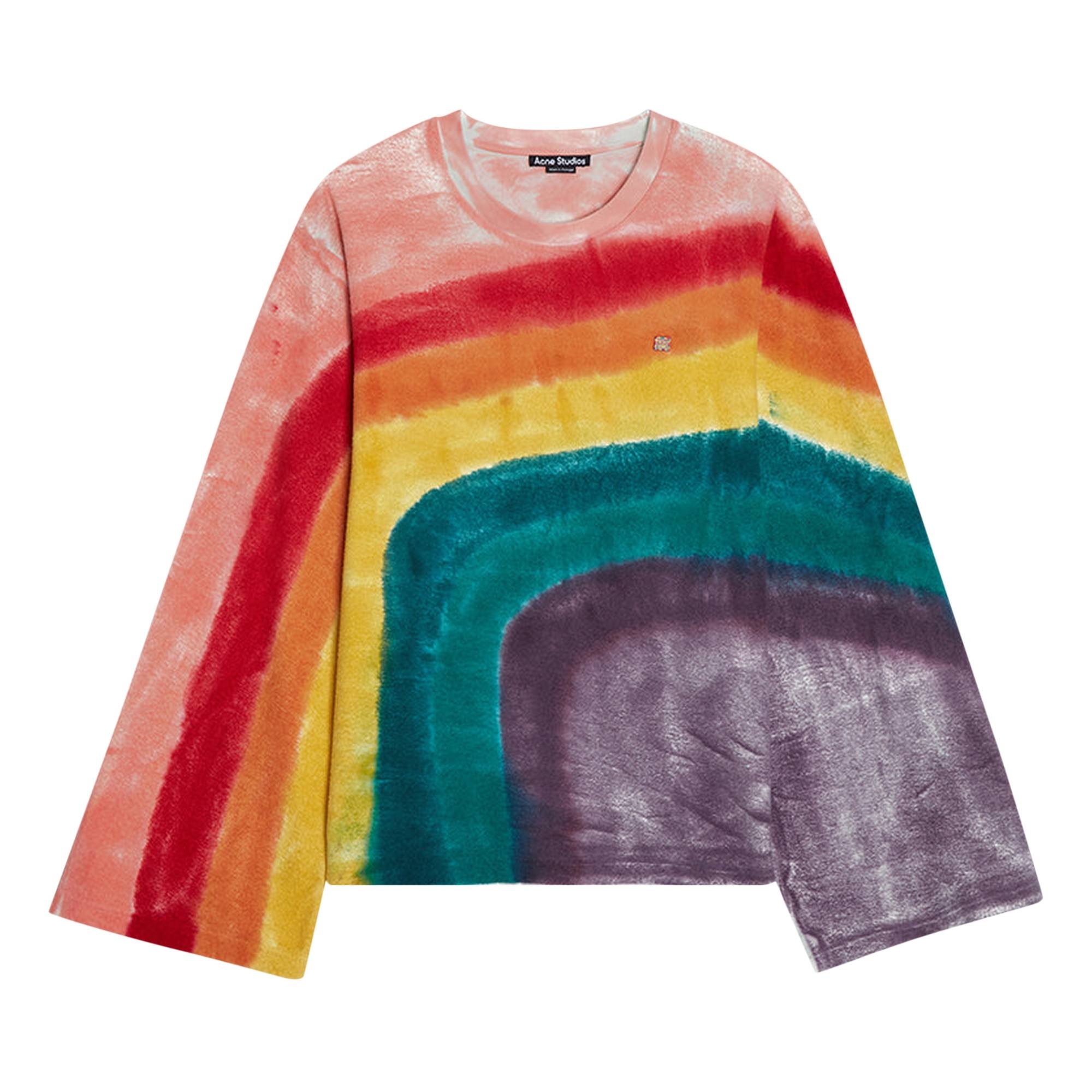 Acne Studios Face Long-Sleeve Tee 'Pastel Pink' - 1