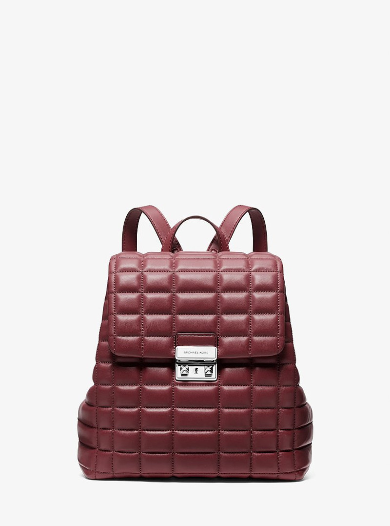 Tribeca Small Quilted Leather Backpack 1