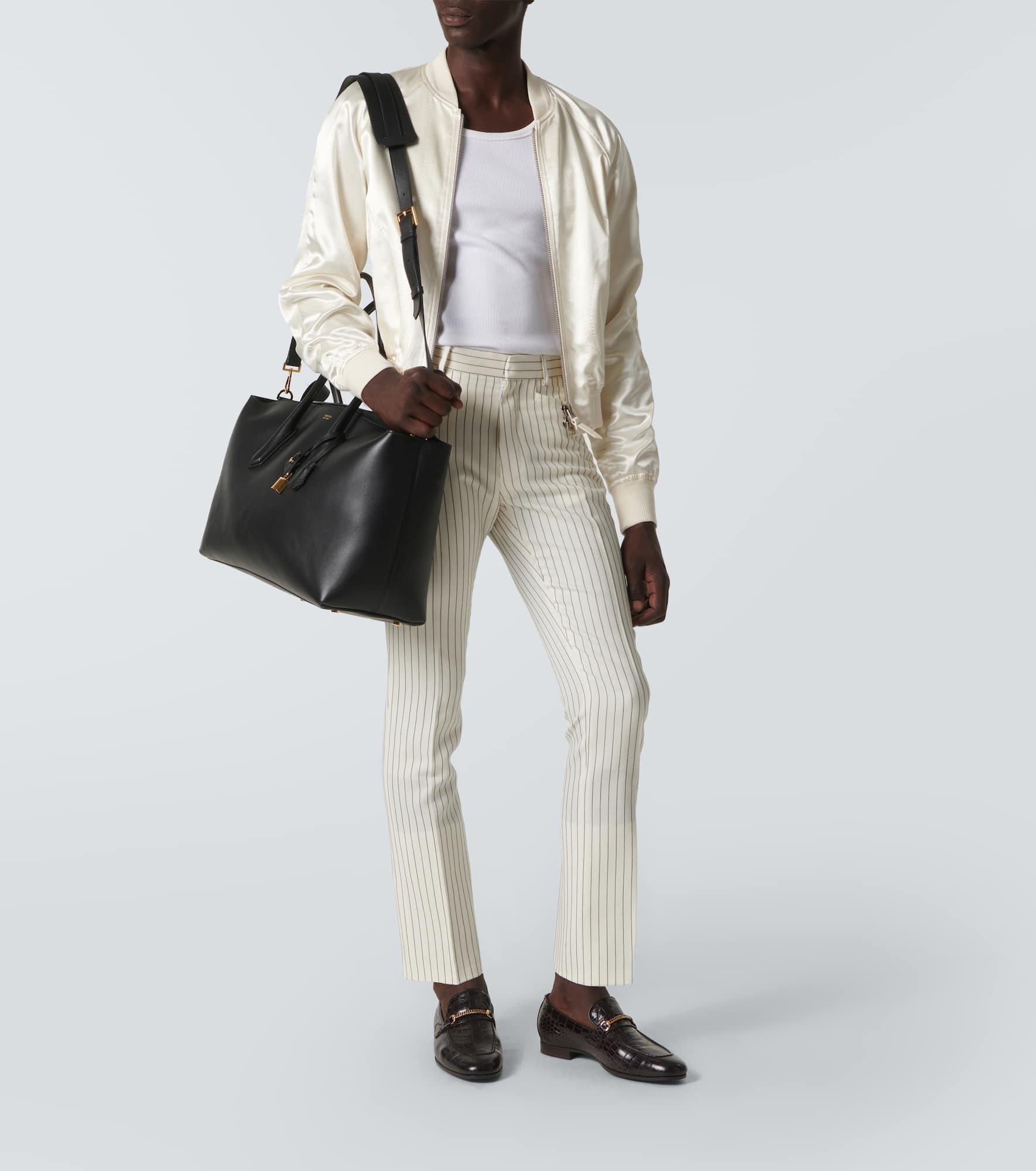 Alexander East West leather tote bag - 7