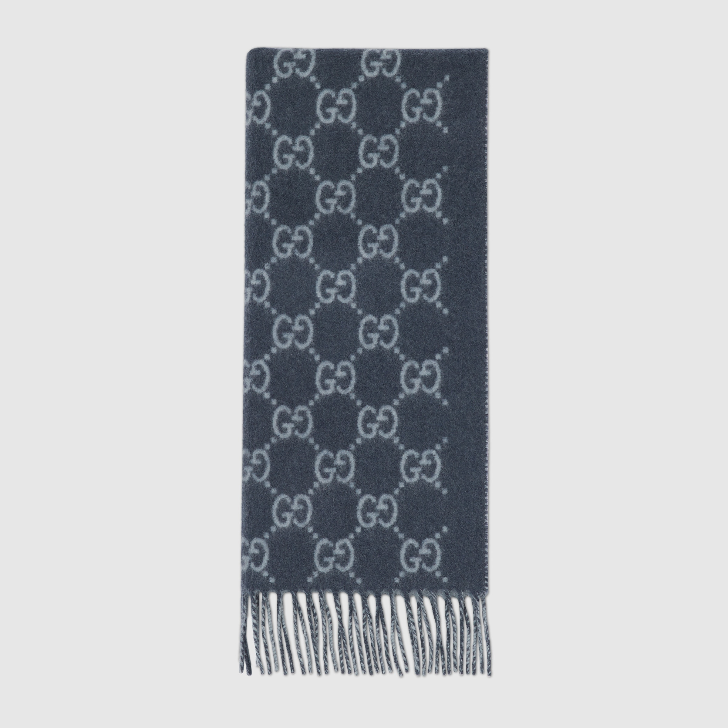 GG cashmere shawl - 1