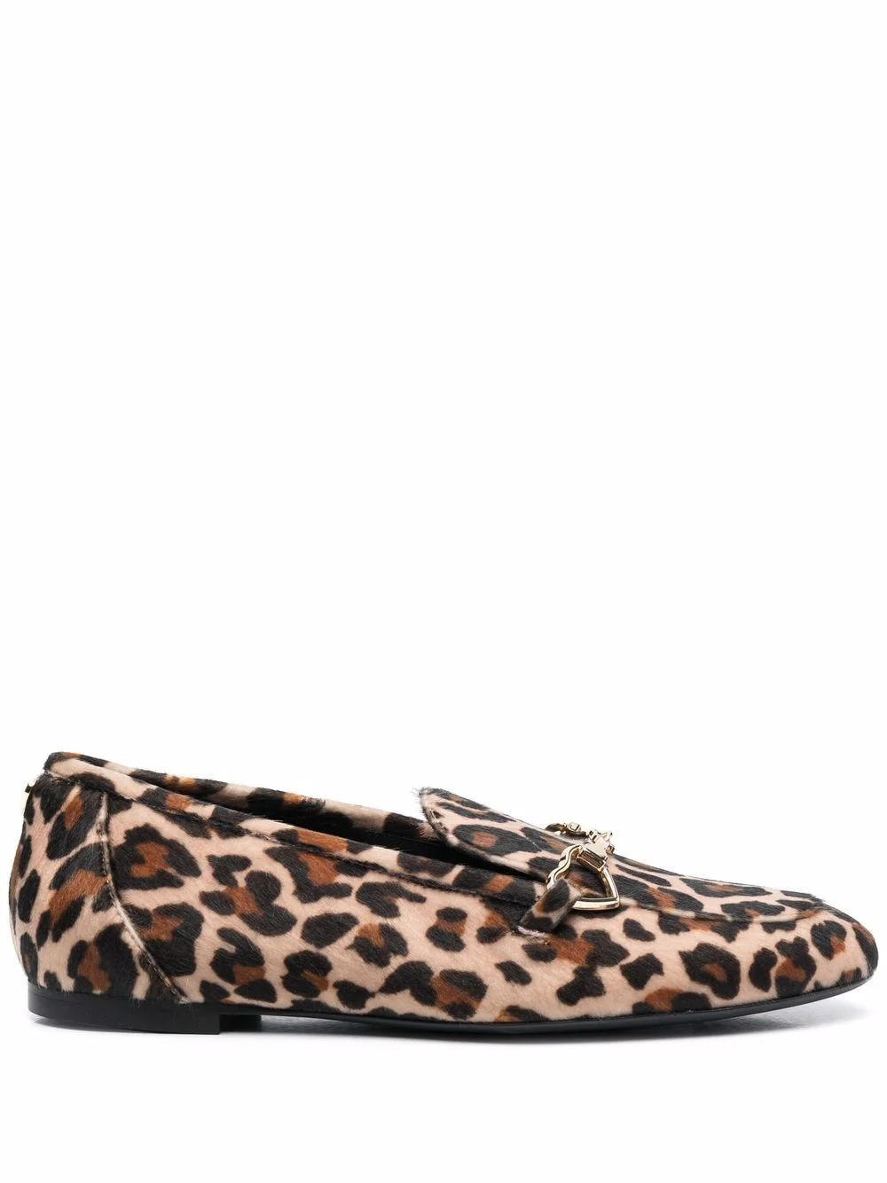 leopard-print slip-on loafers - 1