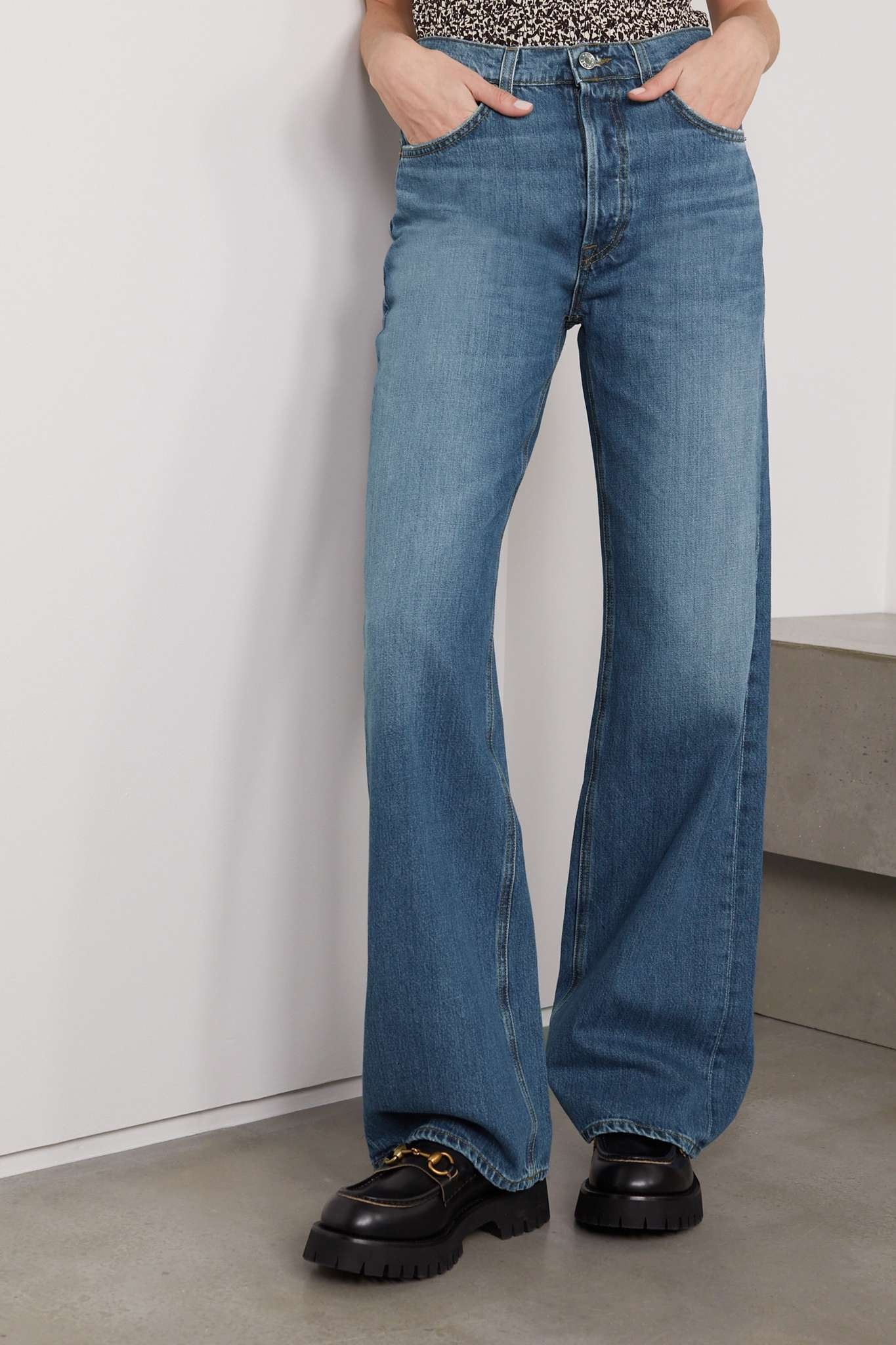 Brooklyn high-rise straight-leg jeans - 3