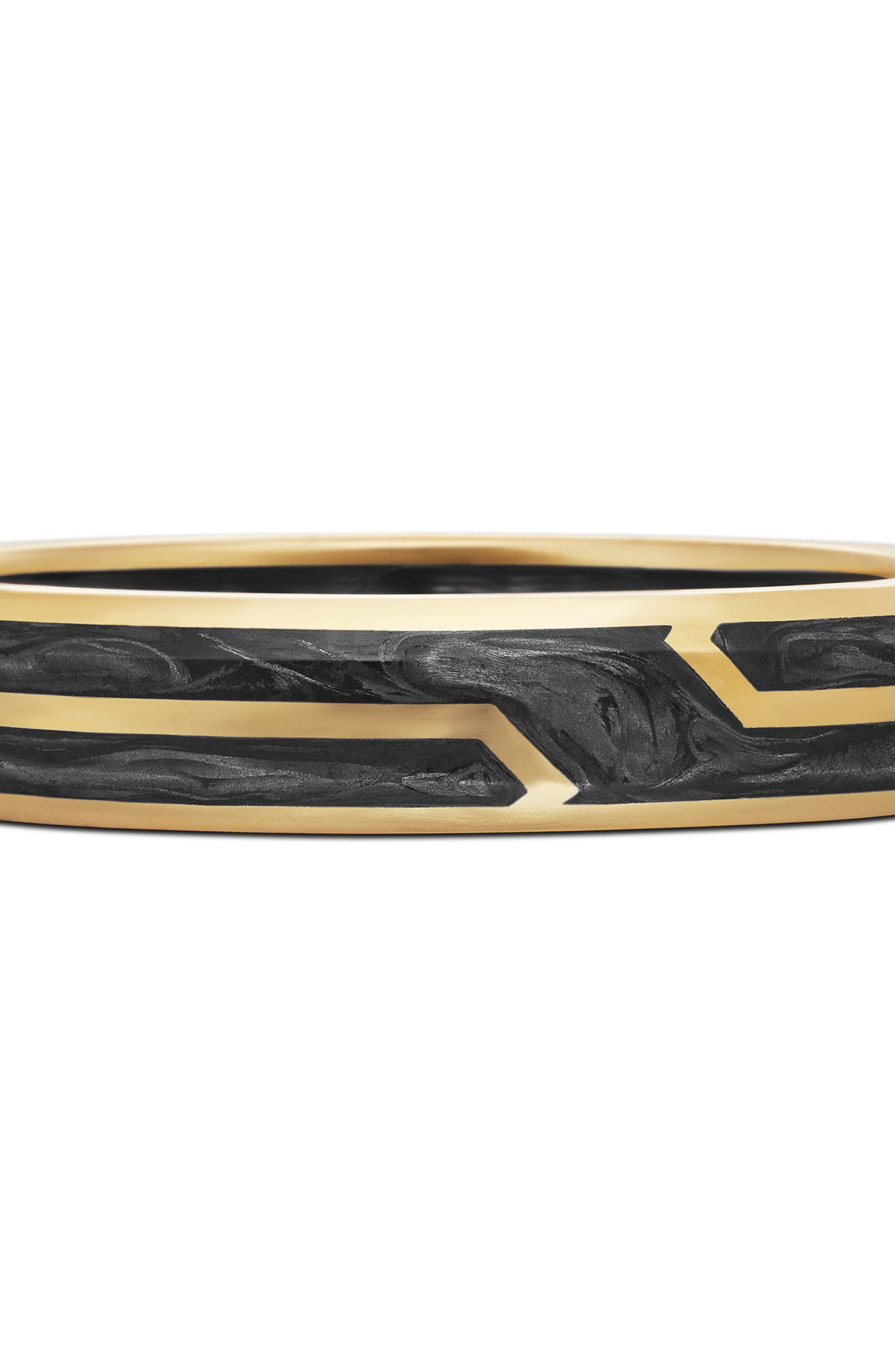David Yurman Forged Carbon Band Ring in 18K Yellow Gold at Nordstrom - 4
