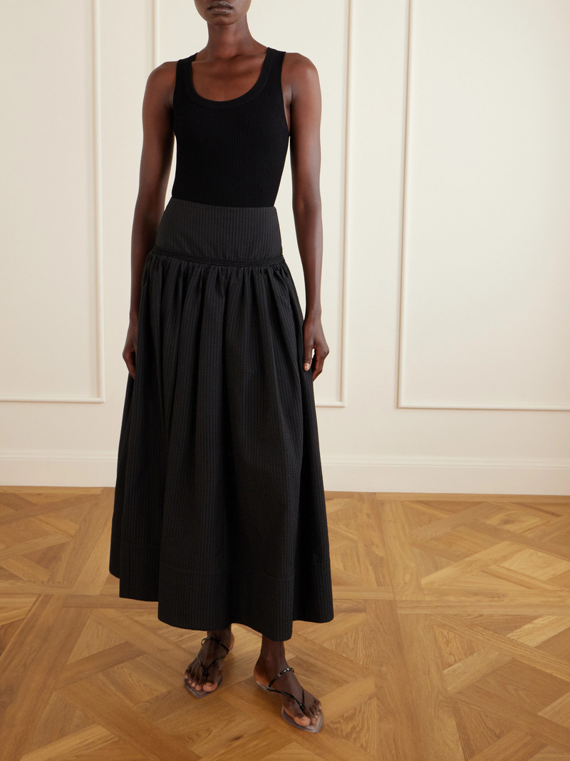 Alaïa Cotton Midi Skirt outlook