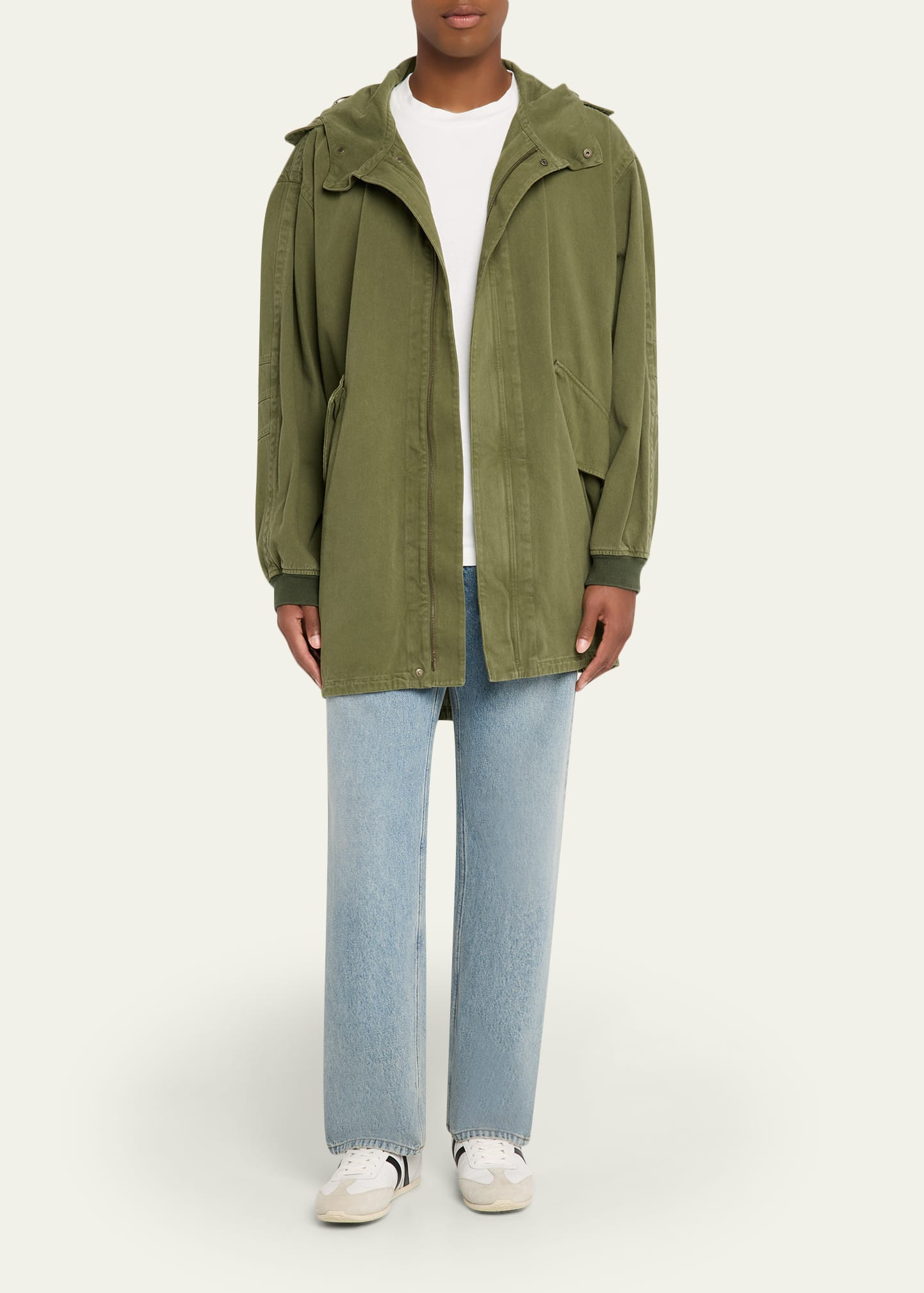 Men's Kemet Washed Cotton Fishtail Parka Jacket - 2