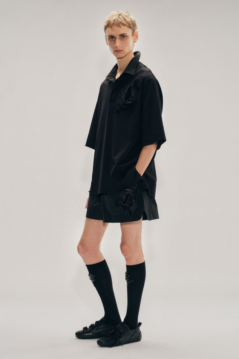 Simone Rocha Pressed Rosette Rugby Jersey outlook