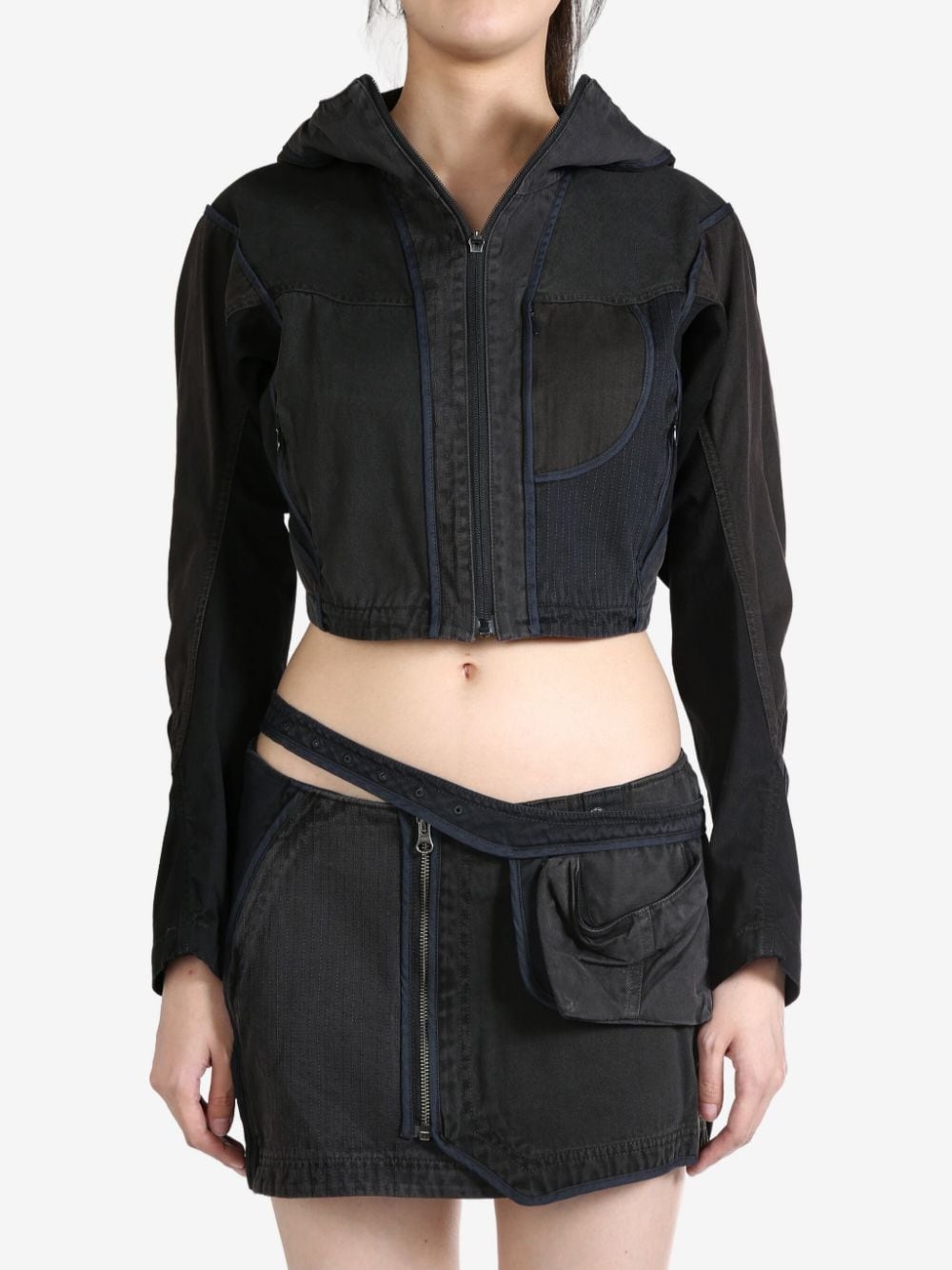 cropped jacket - 2